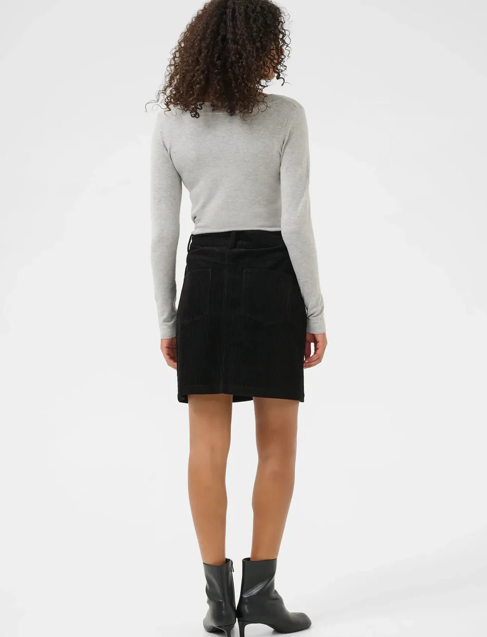 Kaffe - KAkerstin Skirt - kurze röcke - black deep - 4