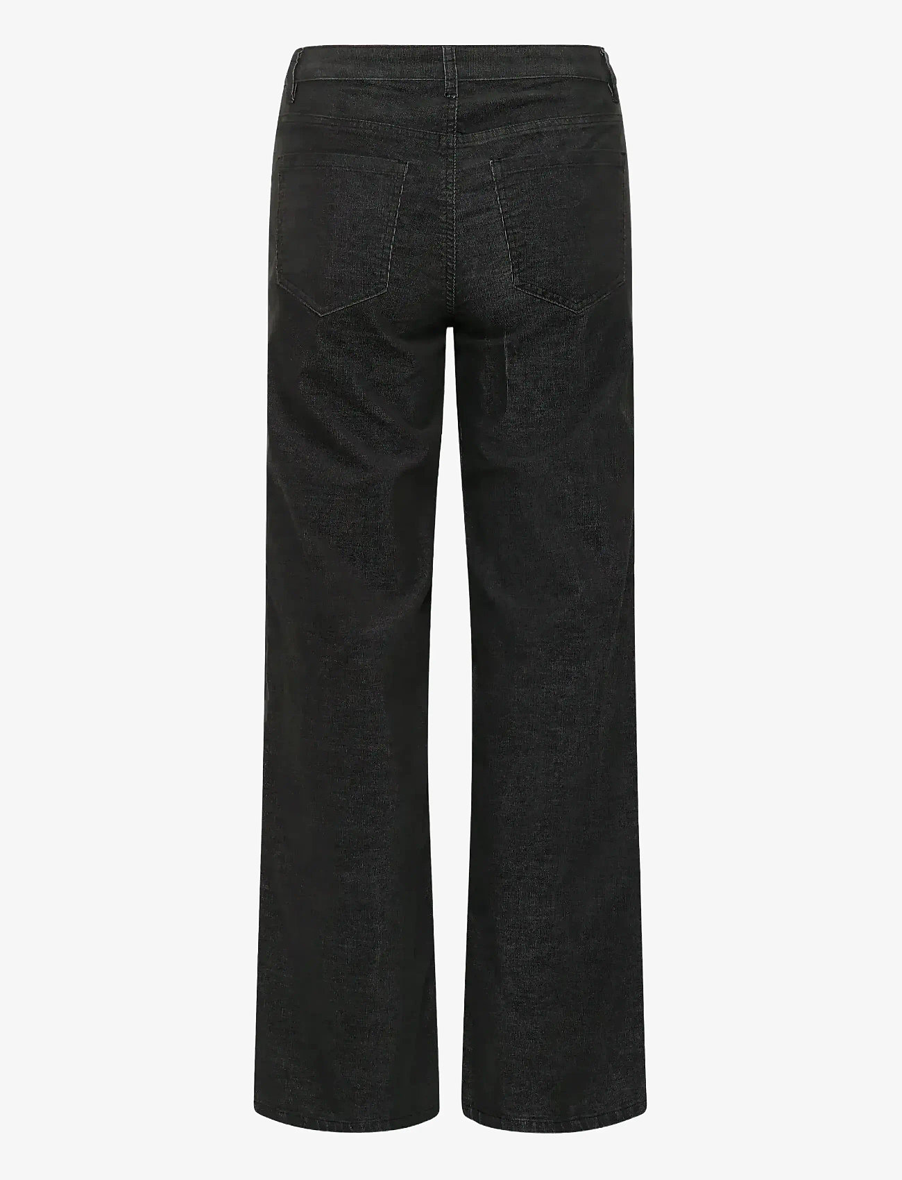 Kaffe - KAmolly Pants - hosen mit weitem bein - black oyster - 1