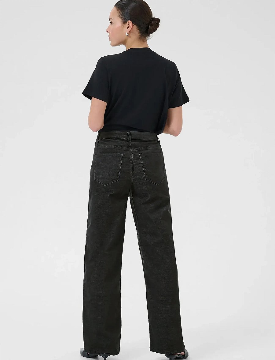 Kaffe - KAmolly Pants - vida jeans - black oyster - 4