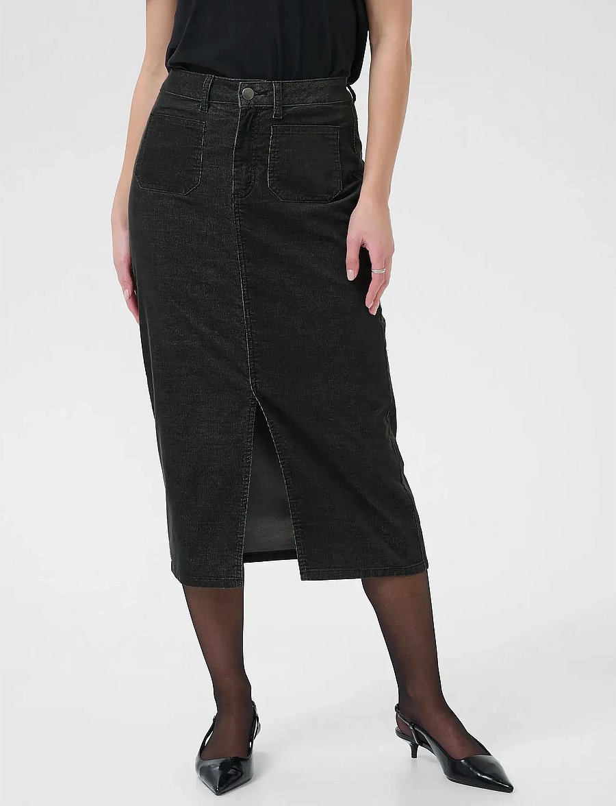Kaffe - KAmolly Skirt - lange skjørt - black oyster - 0