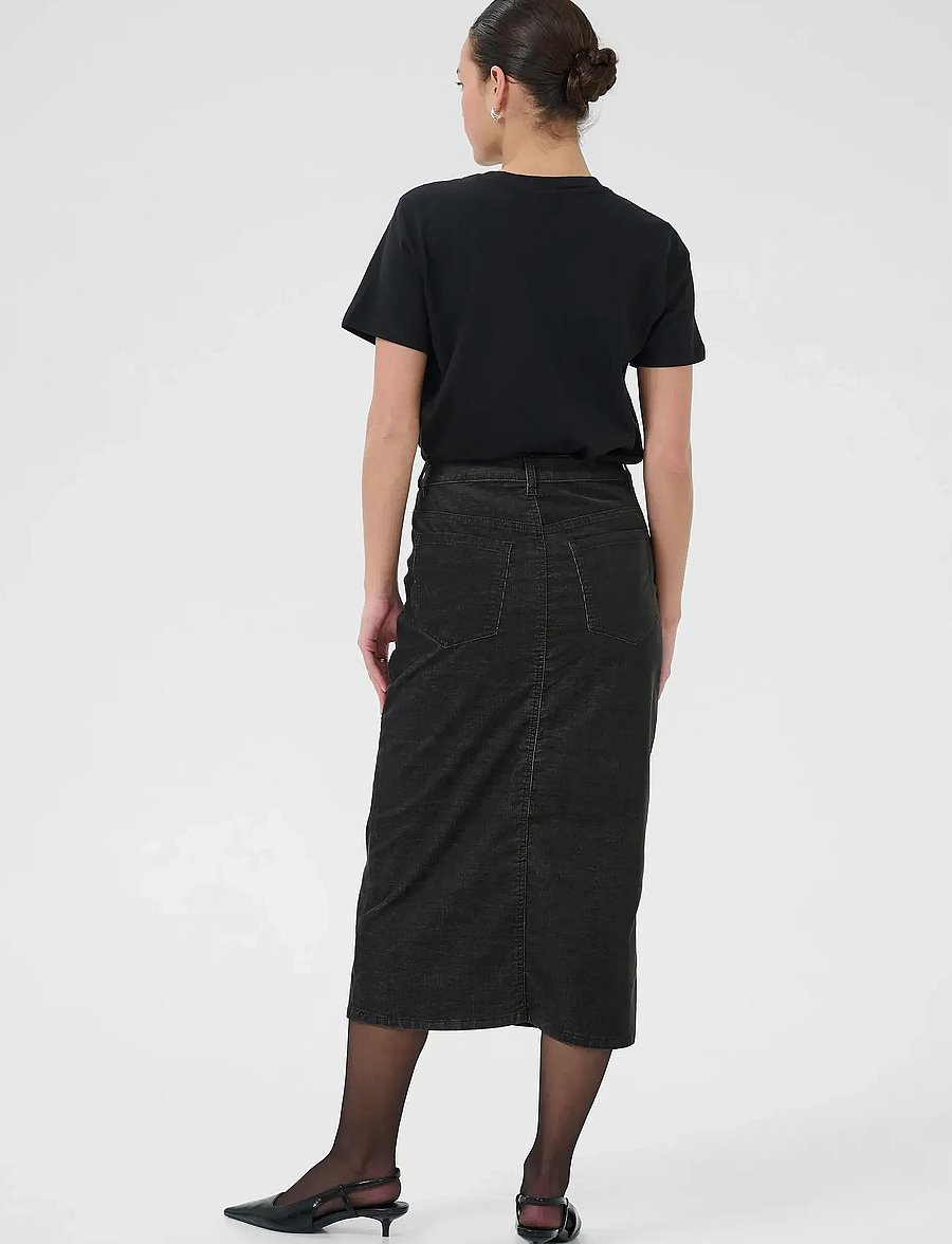 Kaffe - KAmolly Skirt - lange skjørt - black oyster - 4