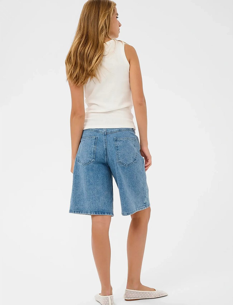 Kaffe - KAcarna Rhinestone Top - Ärmellose tops - chalk - 4
