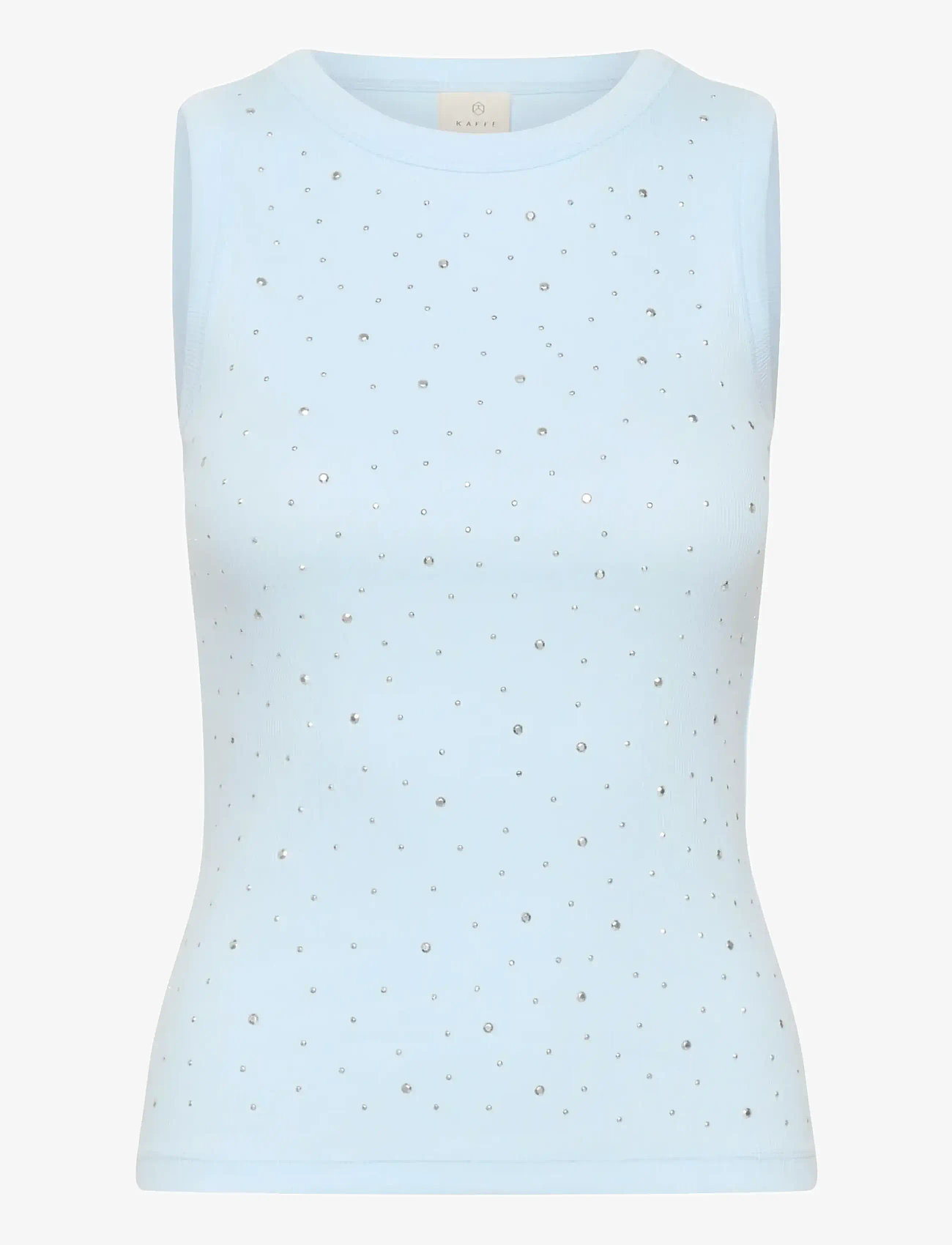 Kaffe - KAcarna Rhinestone Top - laveste priser - nantucket breeze - 1