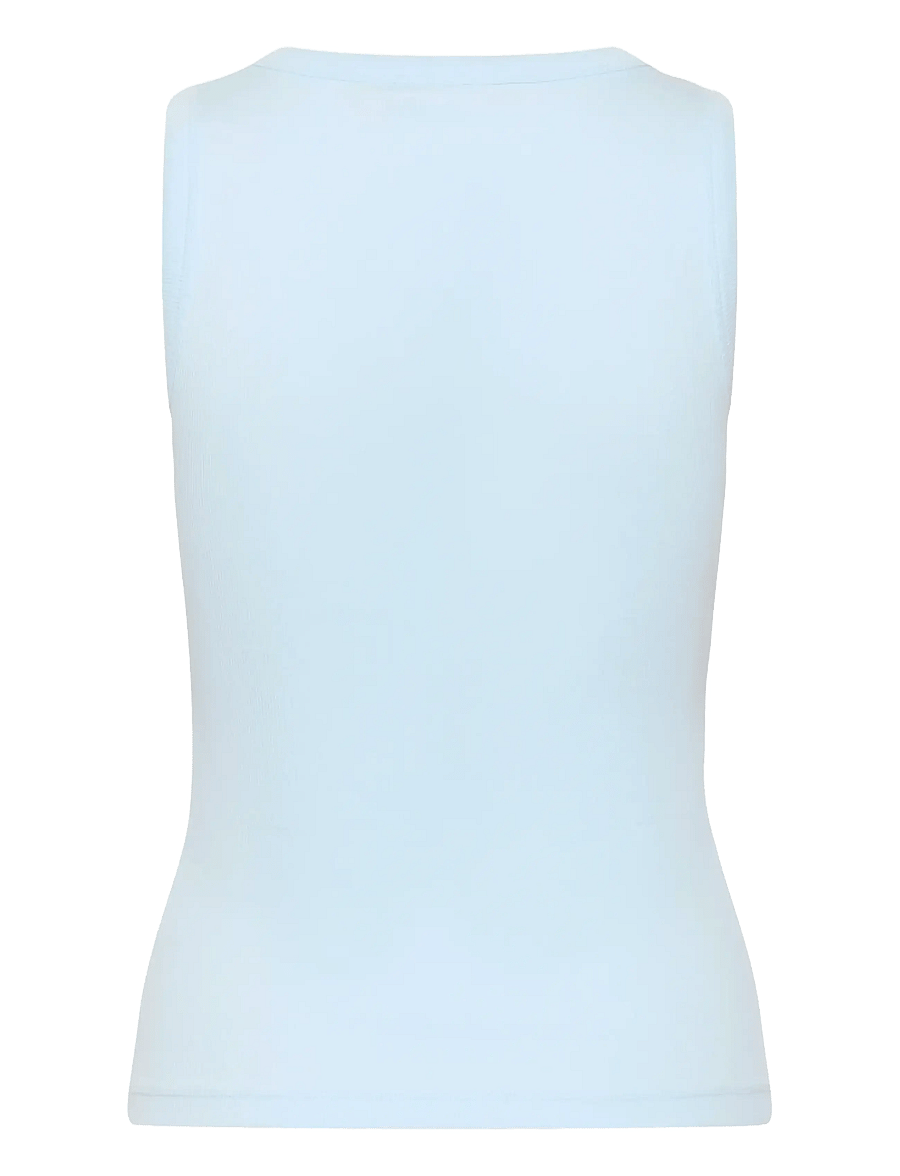 Kaffe - KAcarna Rhinestone Top - Ärmellose tops - nantucket breeze - 2