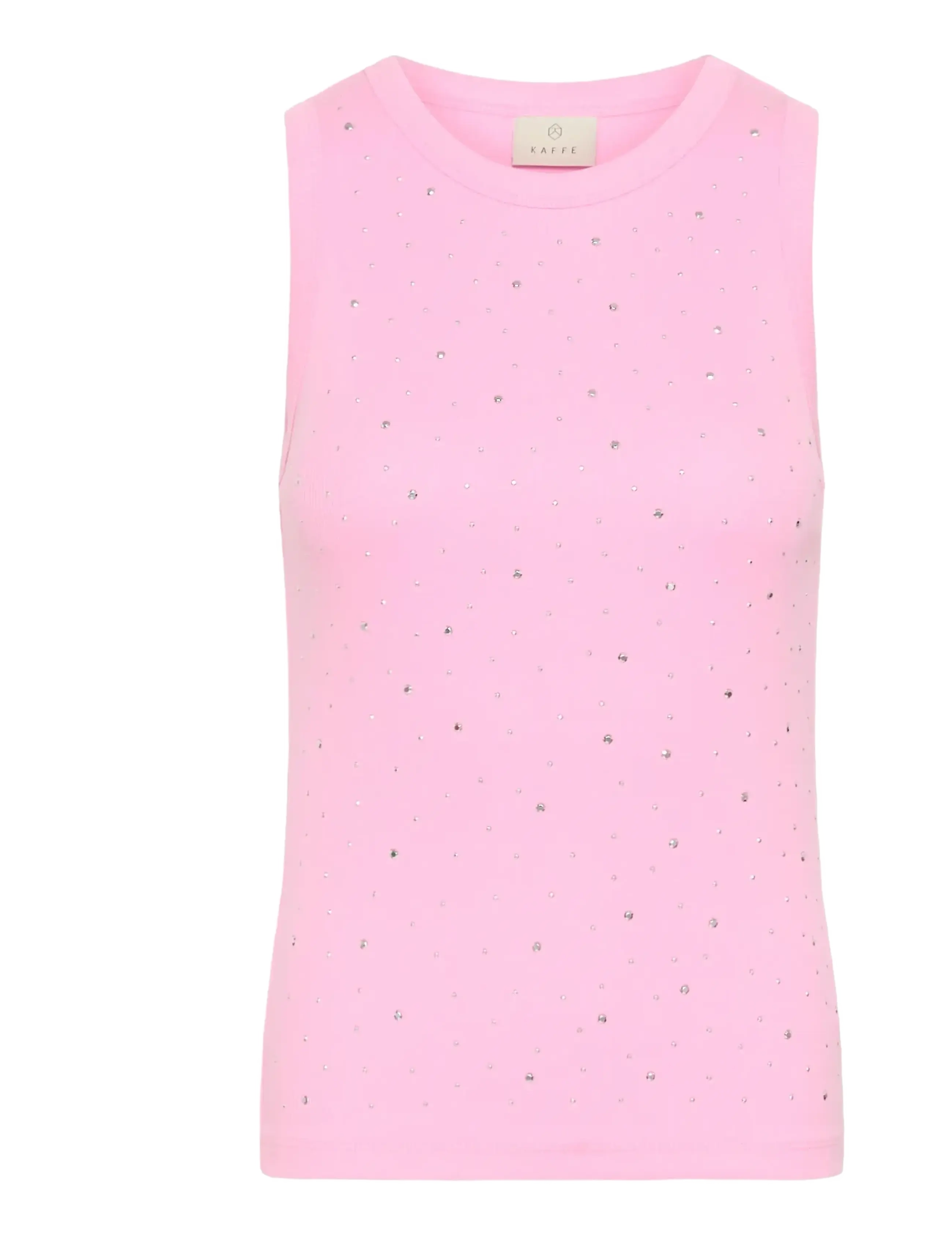 KAFFE Kacarna Rhinestone Oberteil Pink - L - Damen