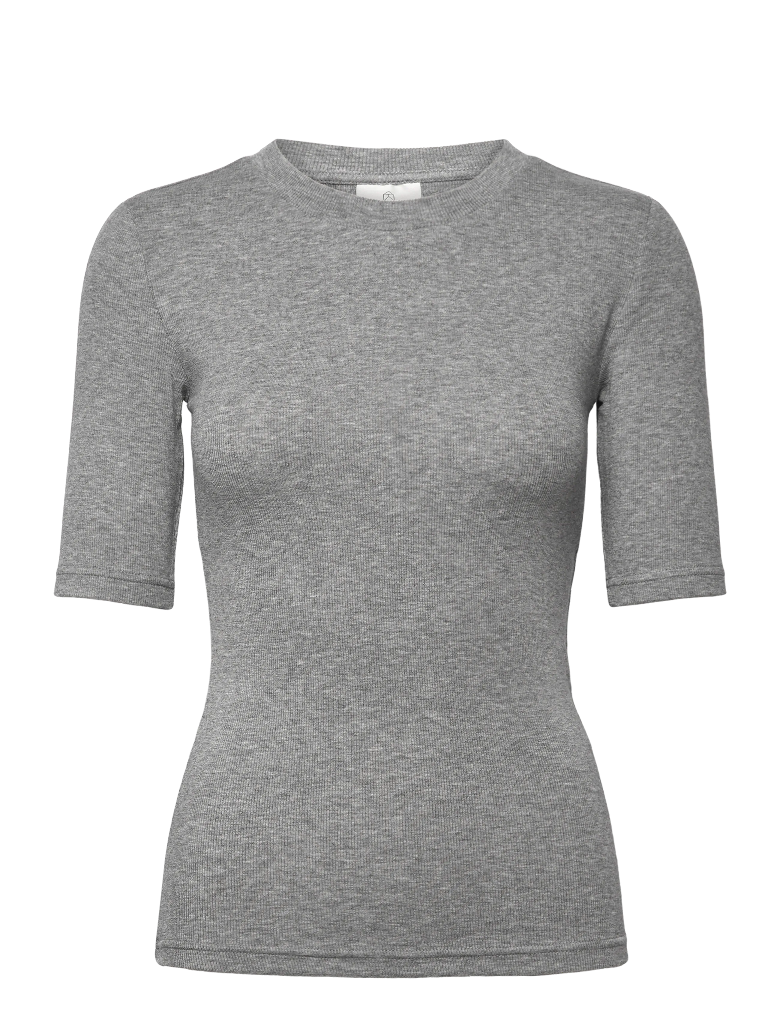 Kaffe Kaiben T-Shirt, S, Grey, T-Shirts & Toppe > Kortærmede, Dame
