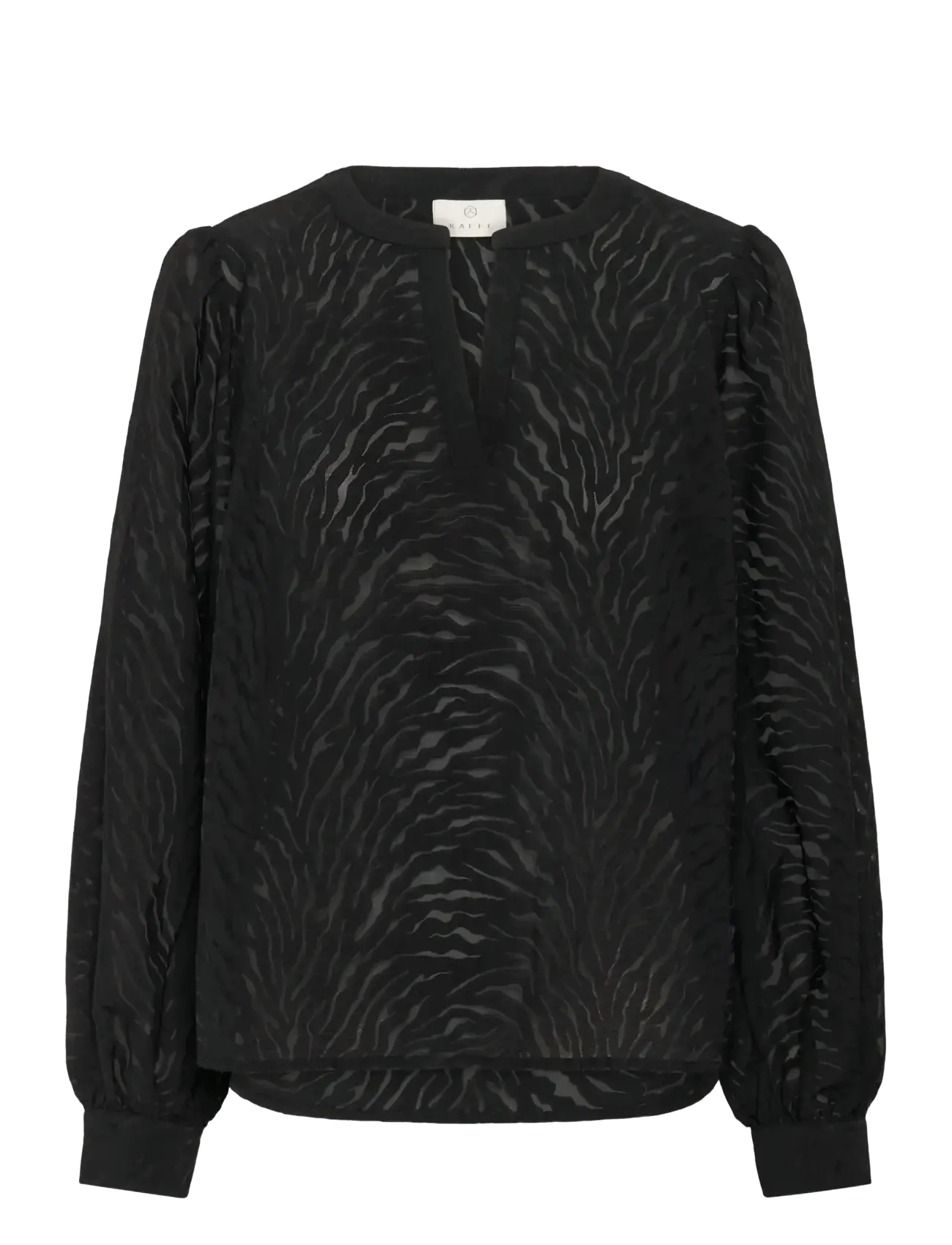 KAFFE Kavivian Bluse Schwarz - 40 - Damen