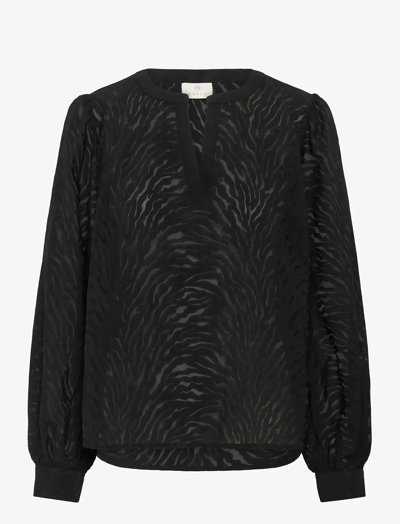 Kaffe - KAvivian Blouse - langärmlige blusen - black deep - 0