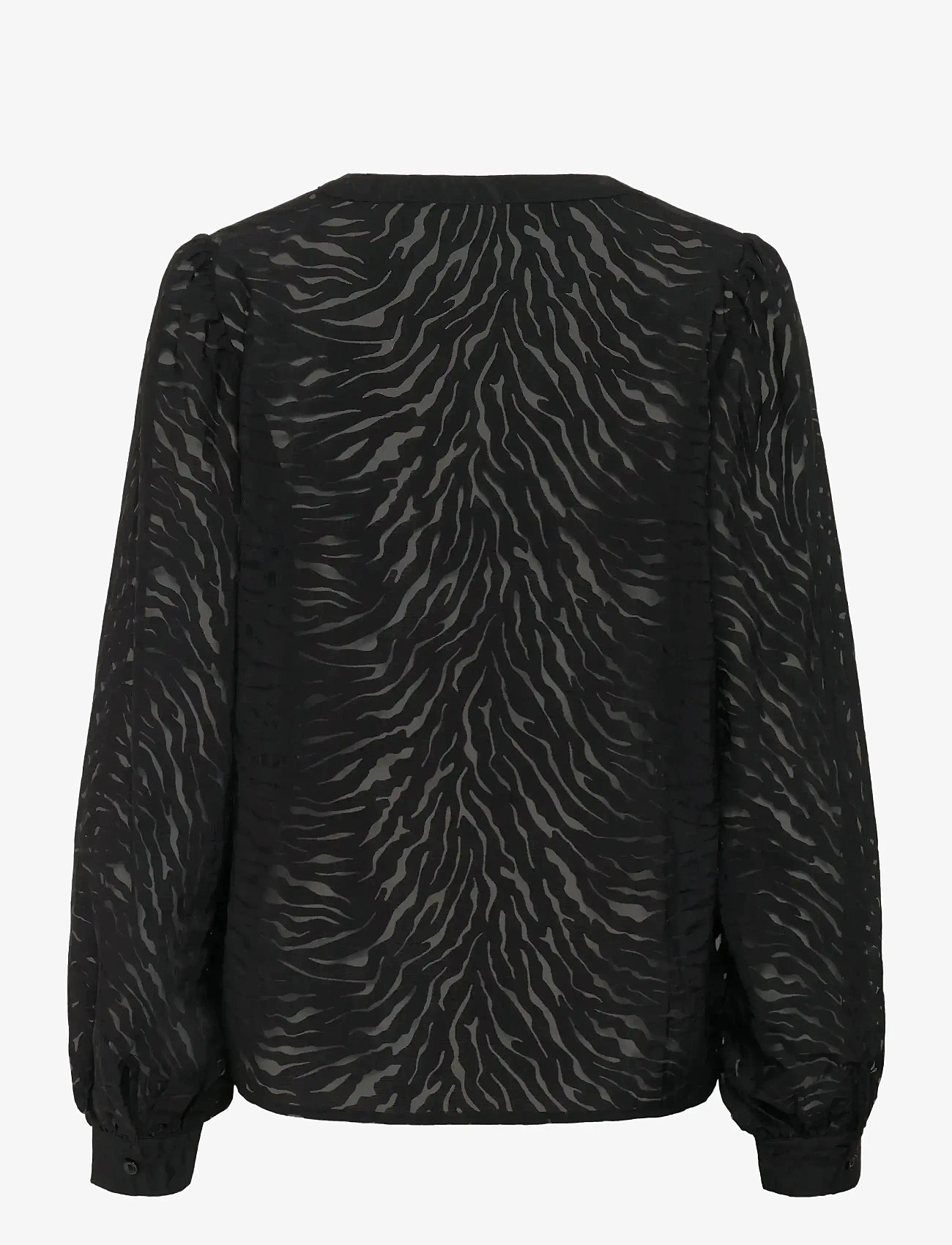 Kaffe - KAvivian Blouse - langärmlige blusen - black deep - 1