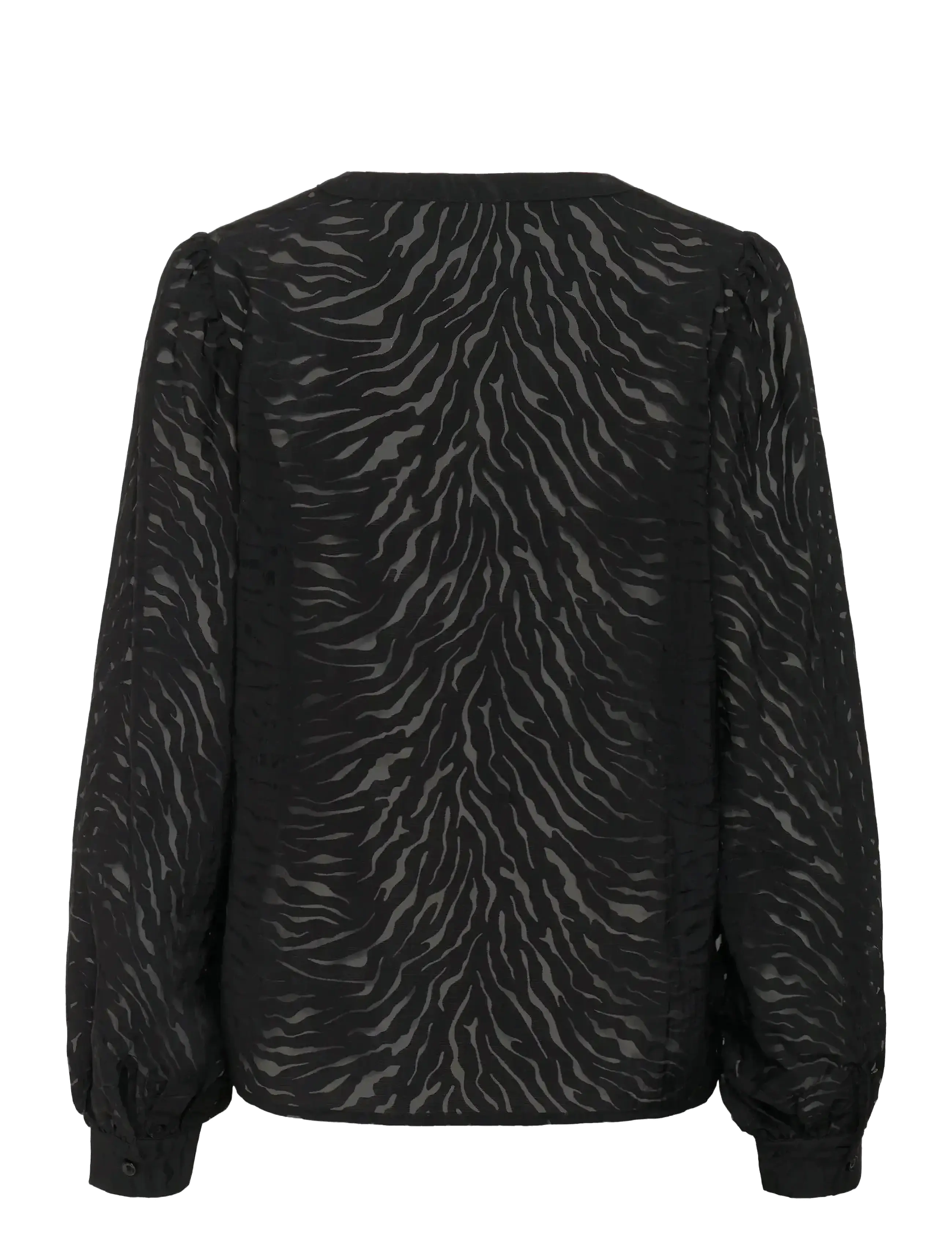 Kaffe - KAvivian Blouse - pitkähihaiset puserot - black deep - 2