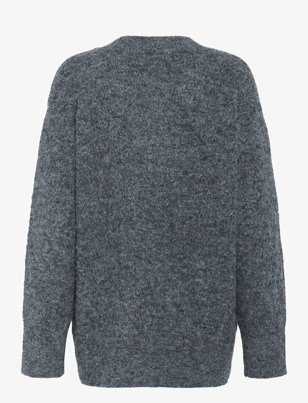 Kaffe - KAtrudy Pullover - striktrøjer - dark grey melange - 2
