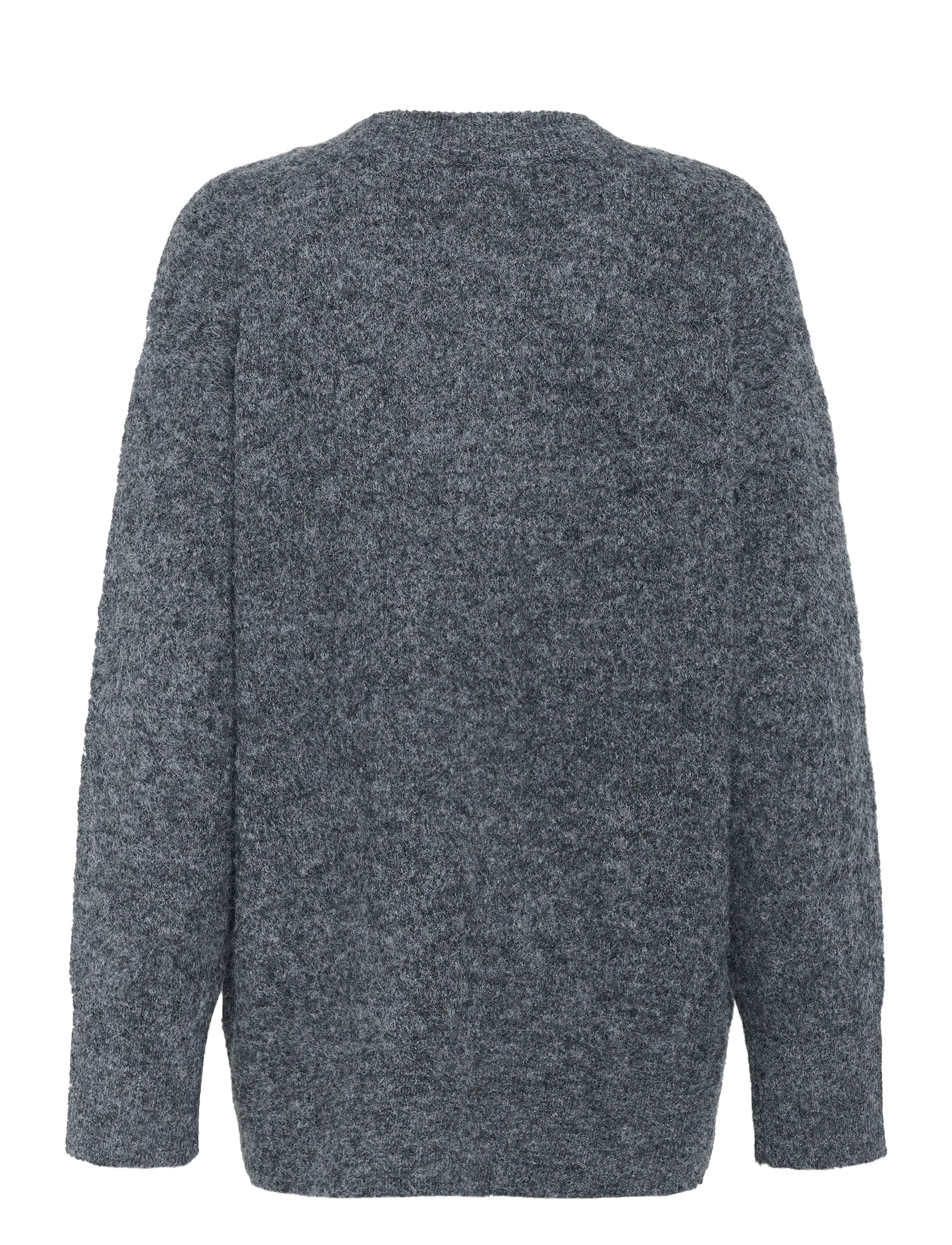 Kaffe - KAtrudy Pullover - swetry - dark grey melange - 2