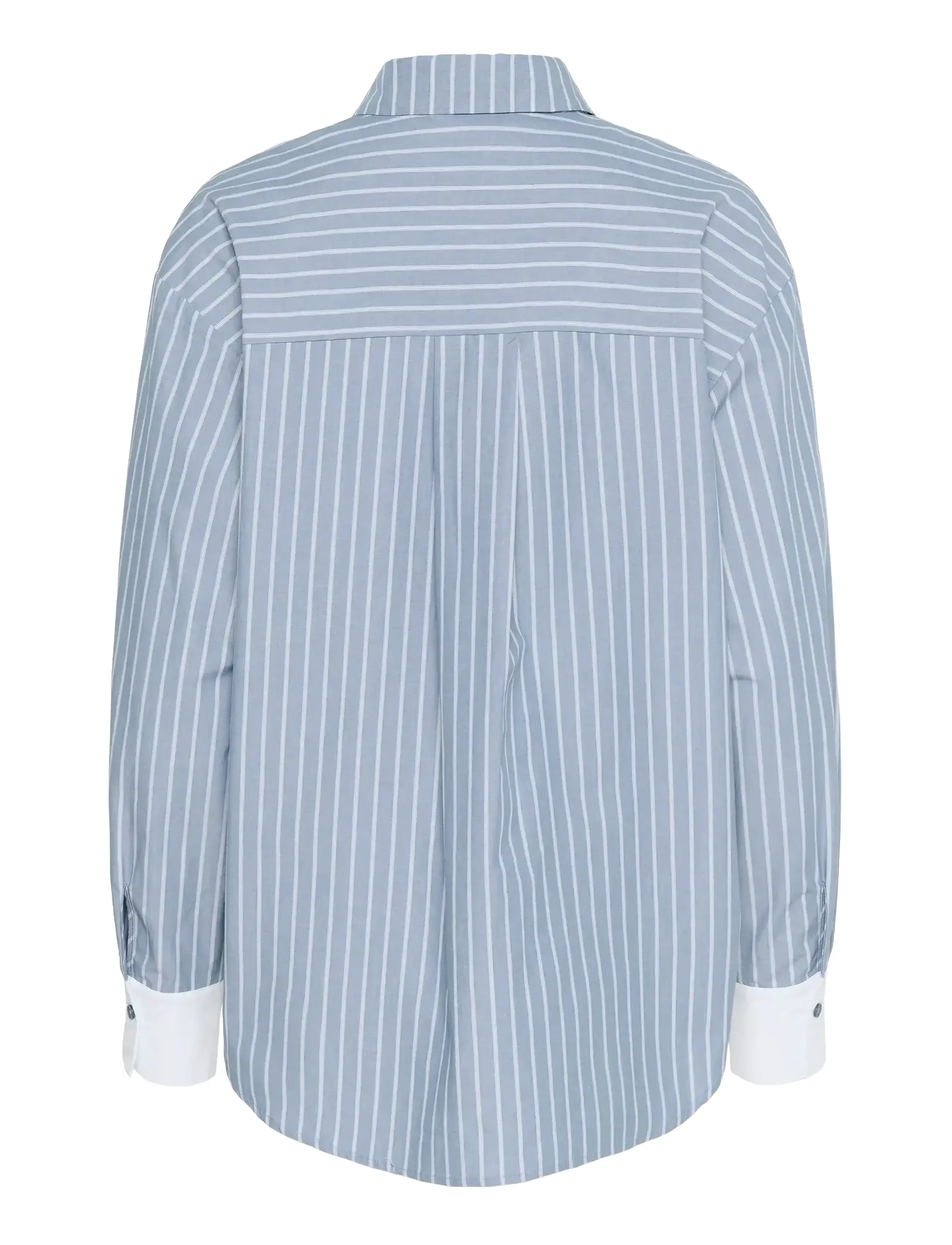 Kaffe - KAmilina Shirt - langärmlige hemden - windward blue melange stripe - 2