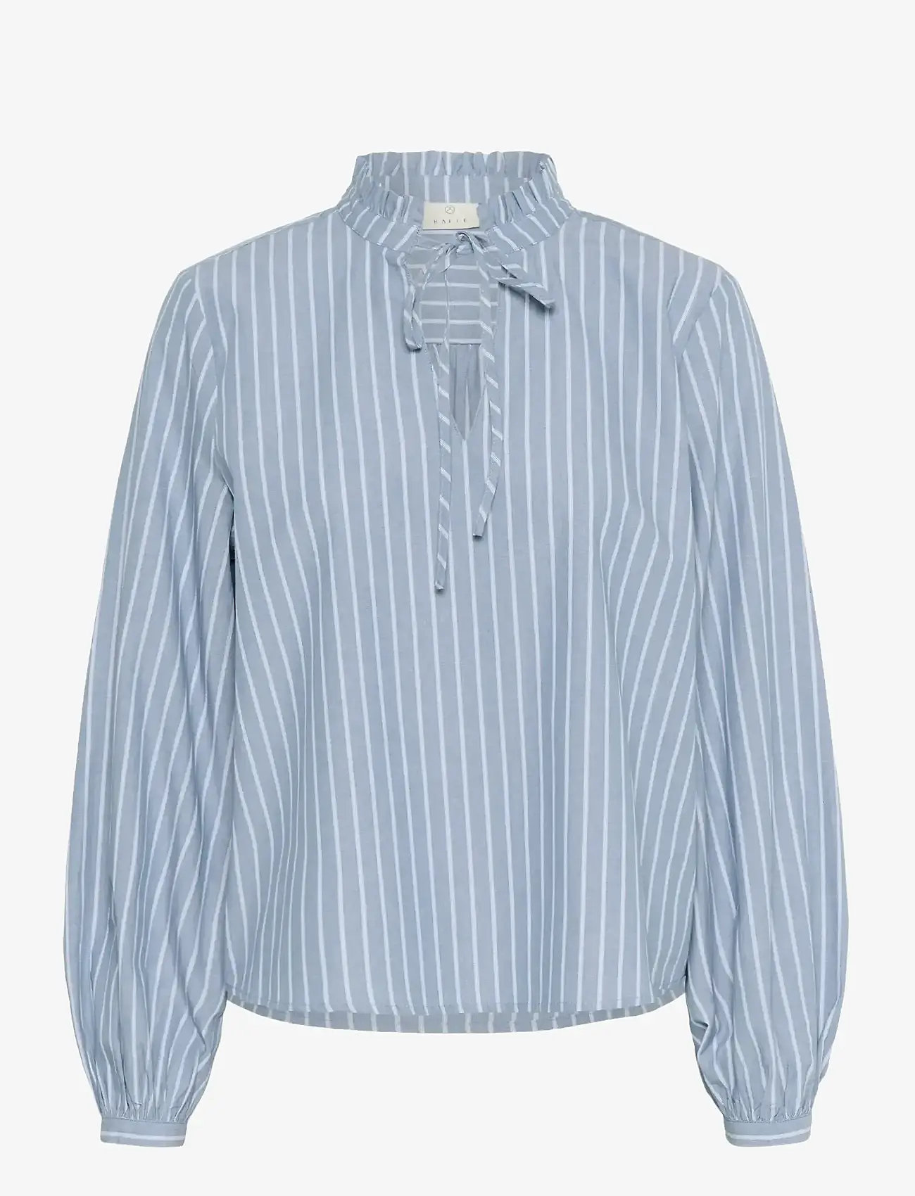 Kaffe - KAmilina Blouse - langärmlige blusen - windward blue melange stripe - 0