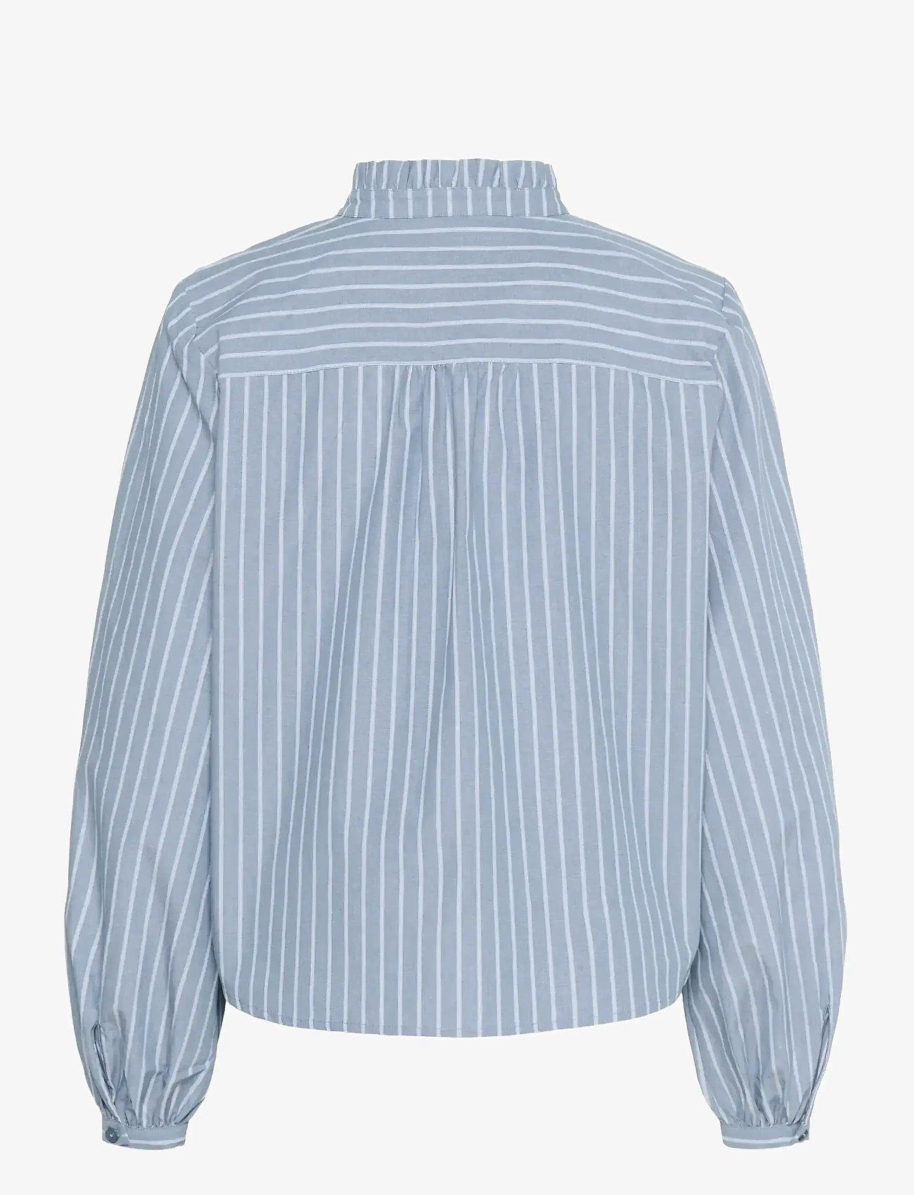 Kaffe - KAmilina Blouse - langärmlige blusen - windward blue melange stripe - 1