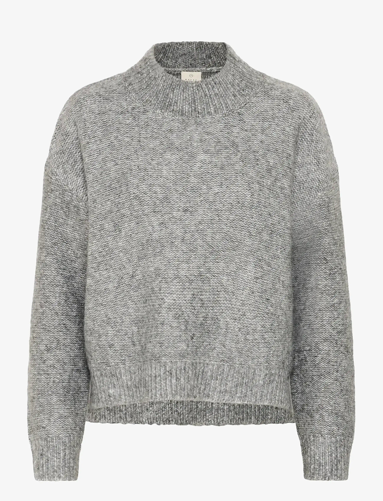 Kaffe - KAlabis Pullover - efterårstøj - grey melange - 0