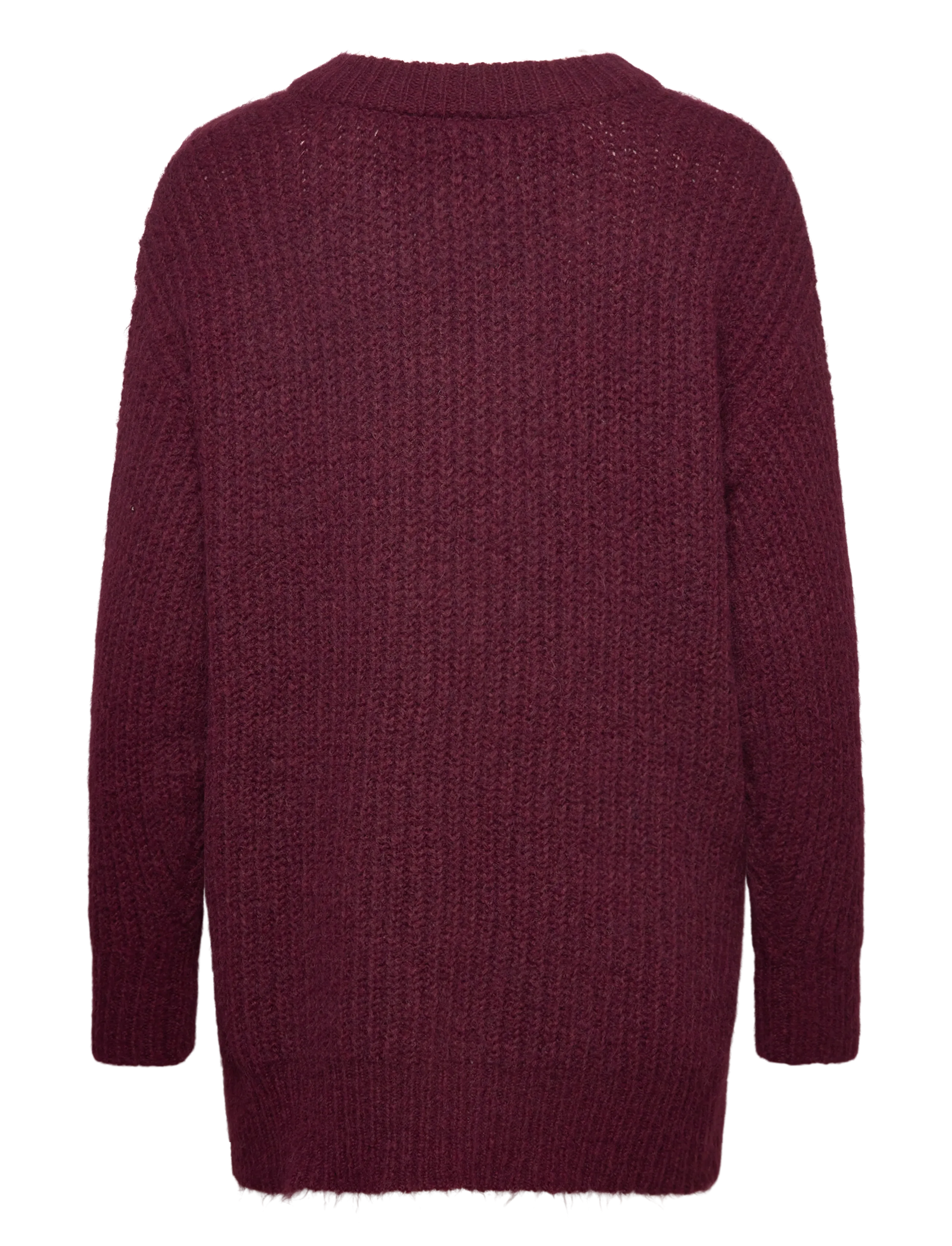 Kaffe - KAane V-Neck Pullover - trøjer - windsor wine - 1