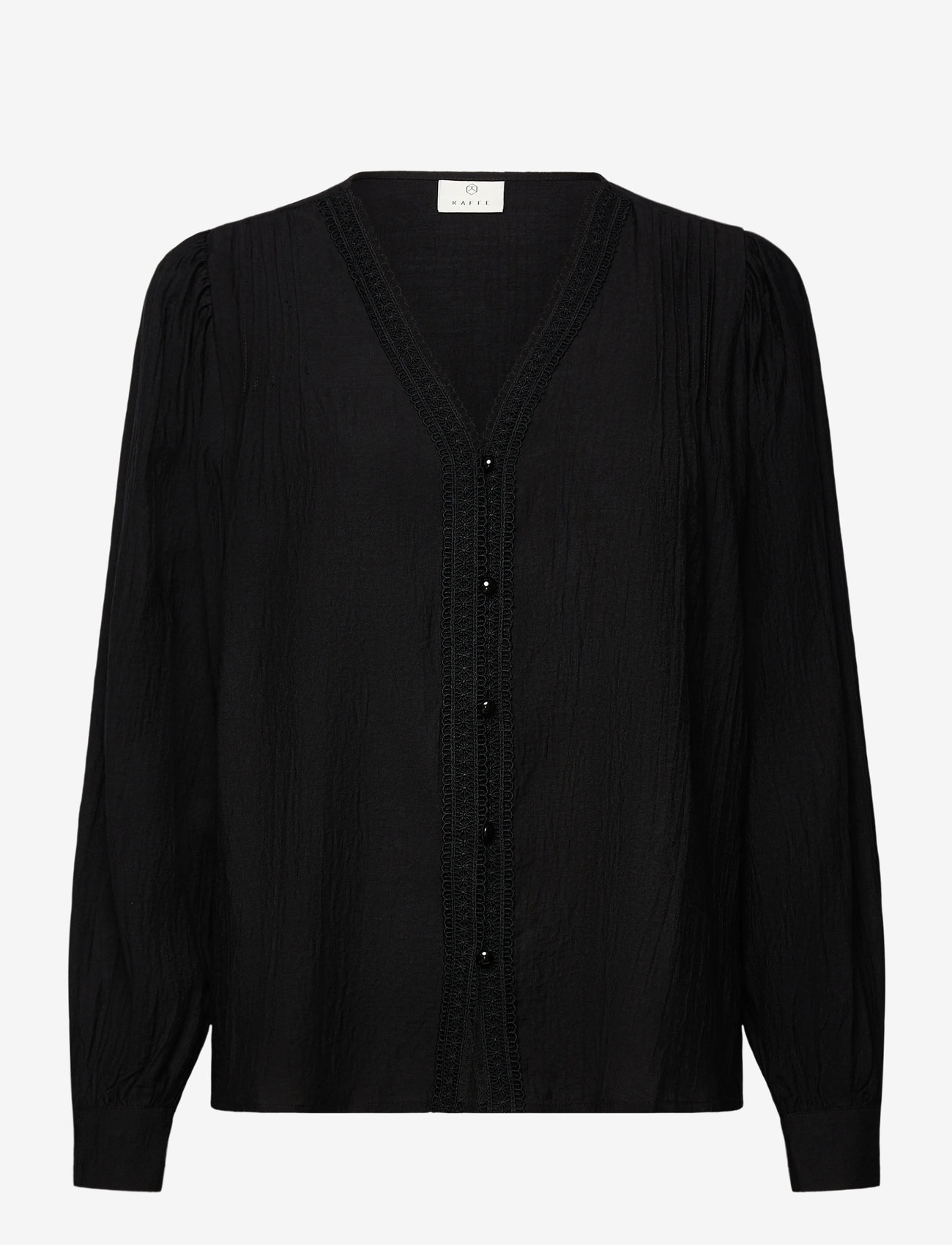 Kaffe - KAmirabel Blouse - langärmlige blusen - black deep - 0