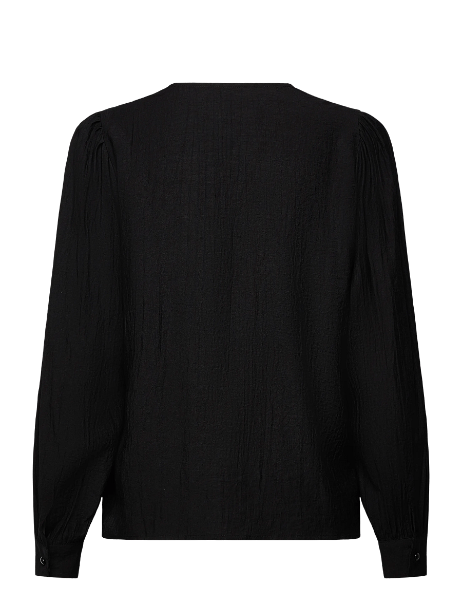Kaffe - KAmirabel Blouse - langärmelige blusen - black deep - 2