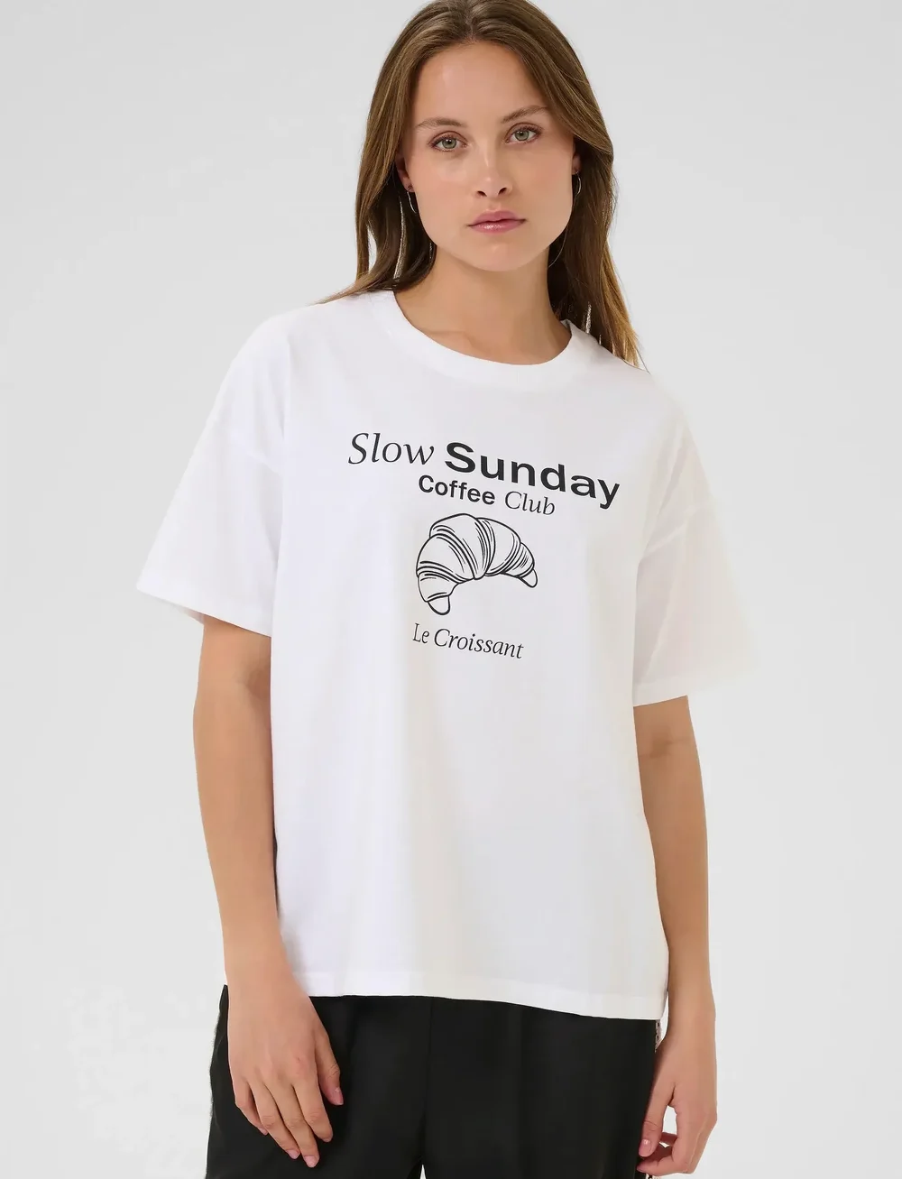 Kaffe - KAelly T-Shirt - t-paidat - optical white - 0