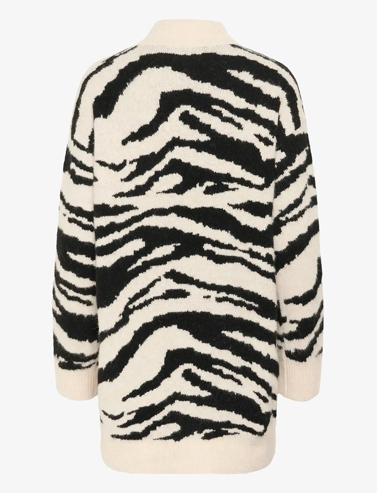 Kaffe - KAsandra Cardigan - sügisesed riided - turtledove/black animal - 1
