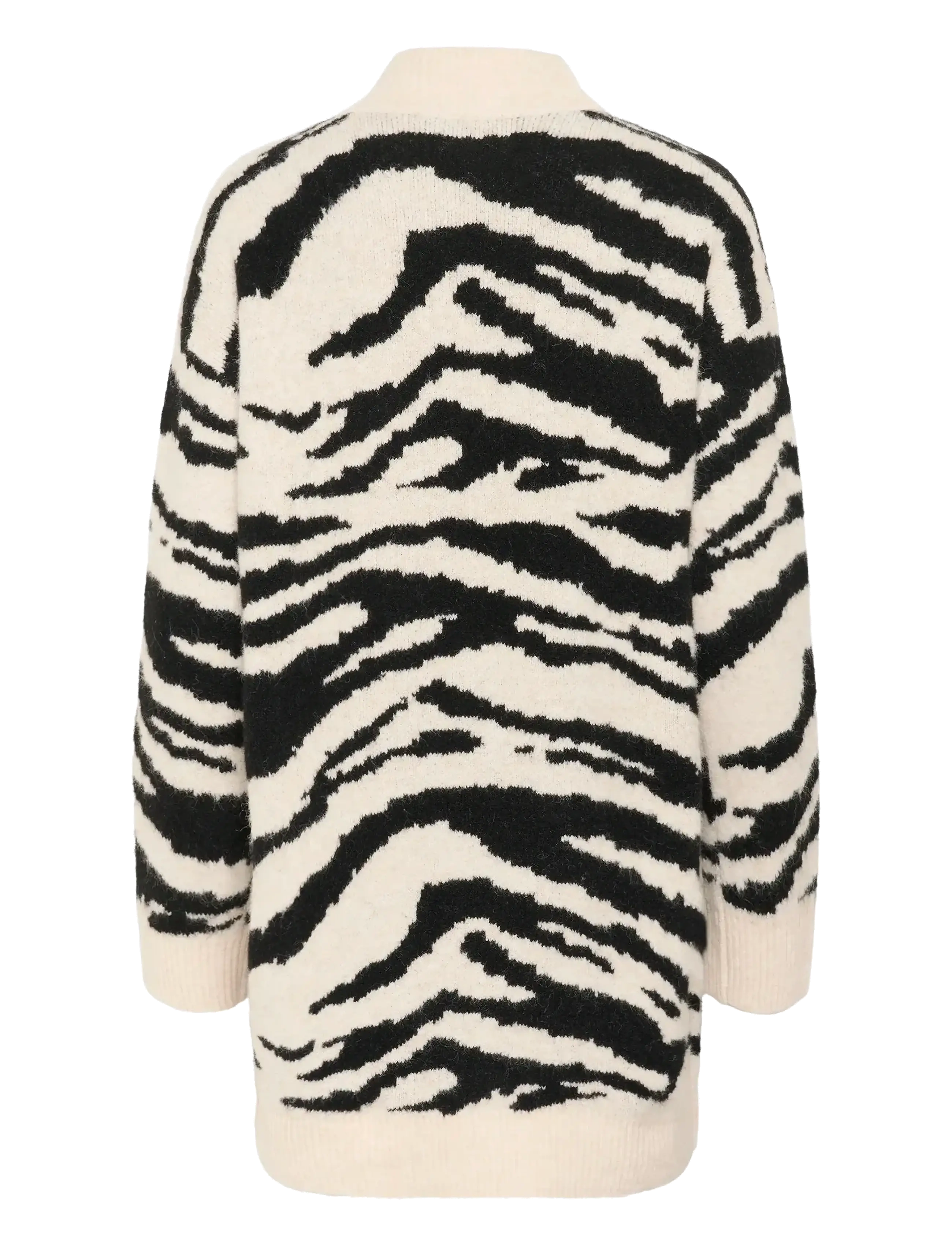 Kaffe - KAsandra Cardigan - cardigans - turtledove/black animal - 2