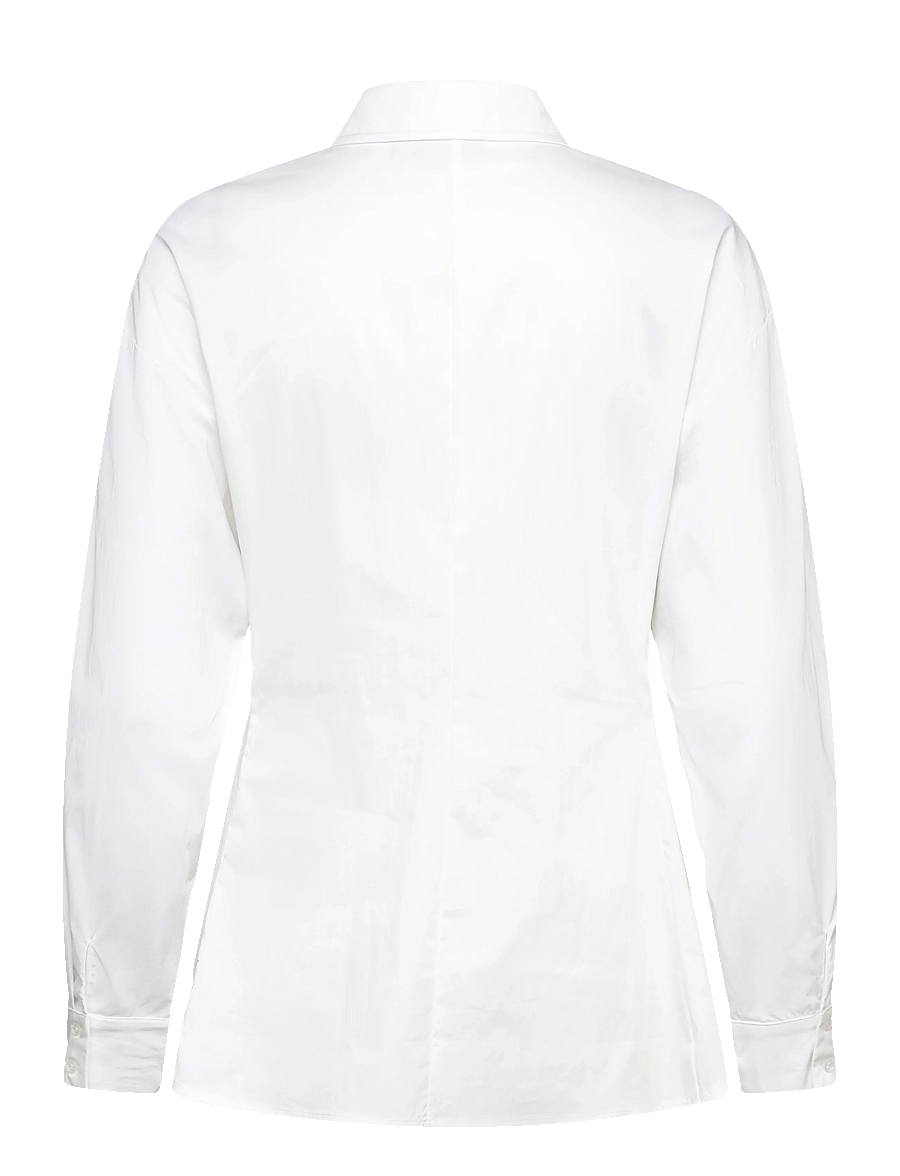 Kaffe - KAnellin Stretch Shirt - long-sleeved shirts - optical white - 1