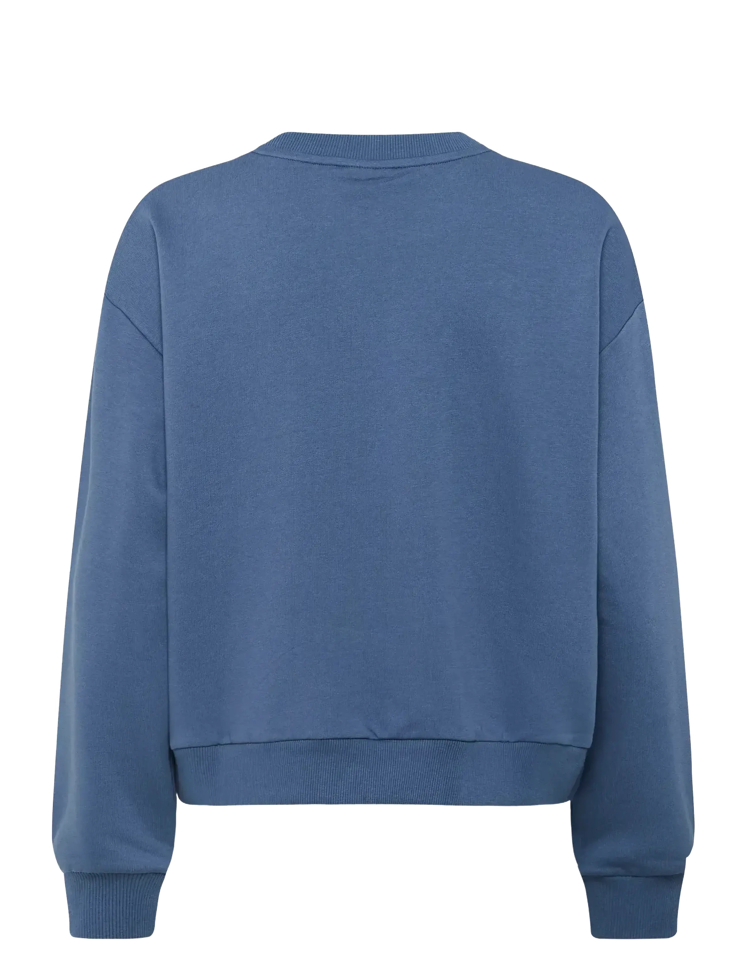 Kaffe - KAelenora Sweatshirt - laveste priser - bering sea/club embd. - 2