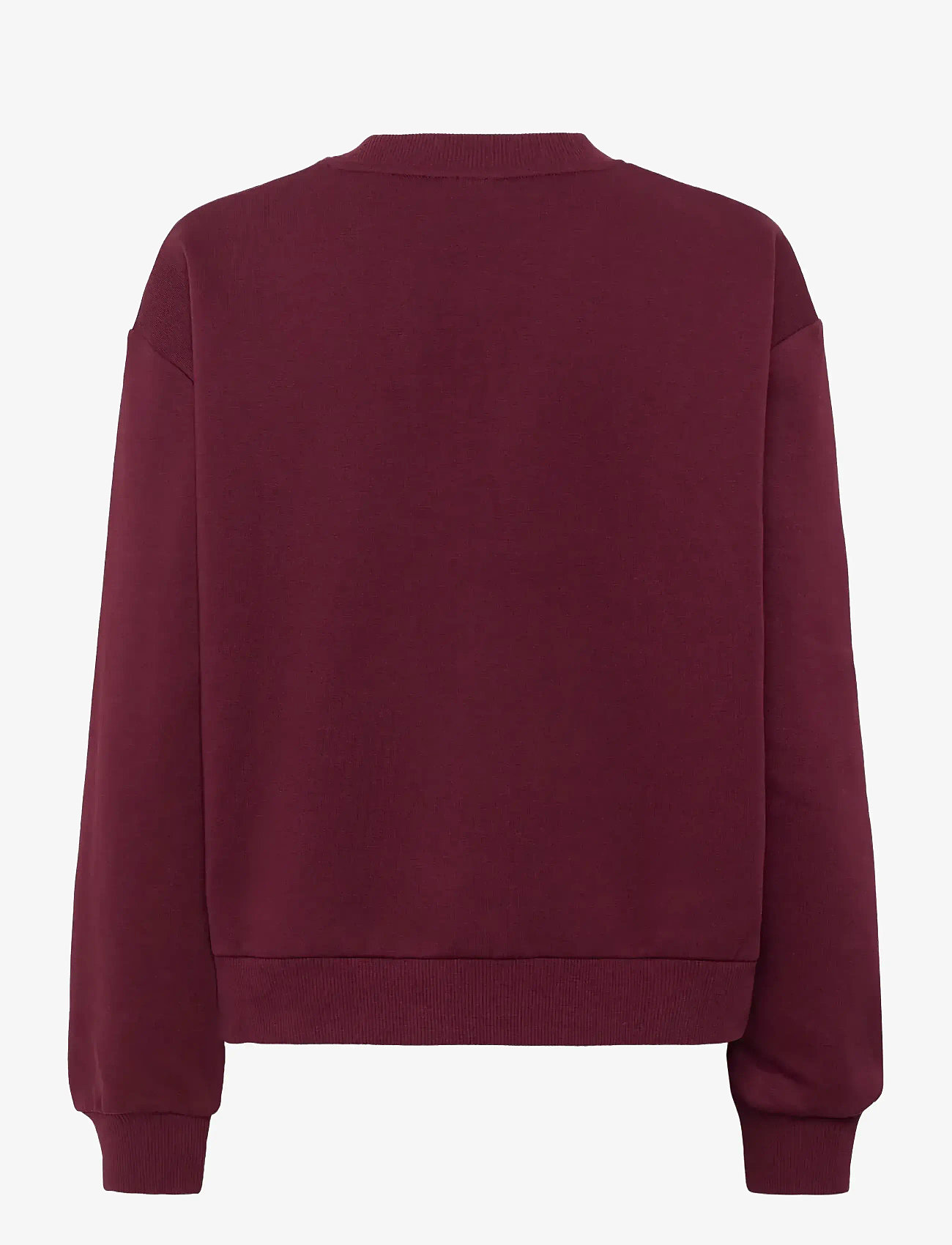 Kaffe - KAelenora Sweatshirt - laveste priser - windsor wine/amour embd. - 1