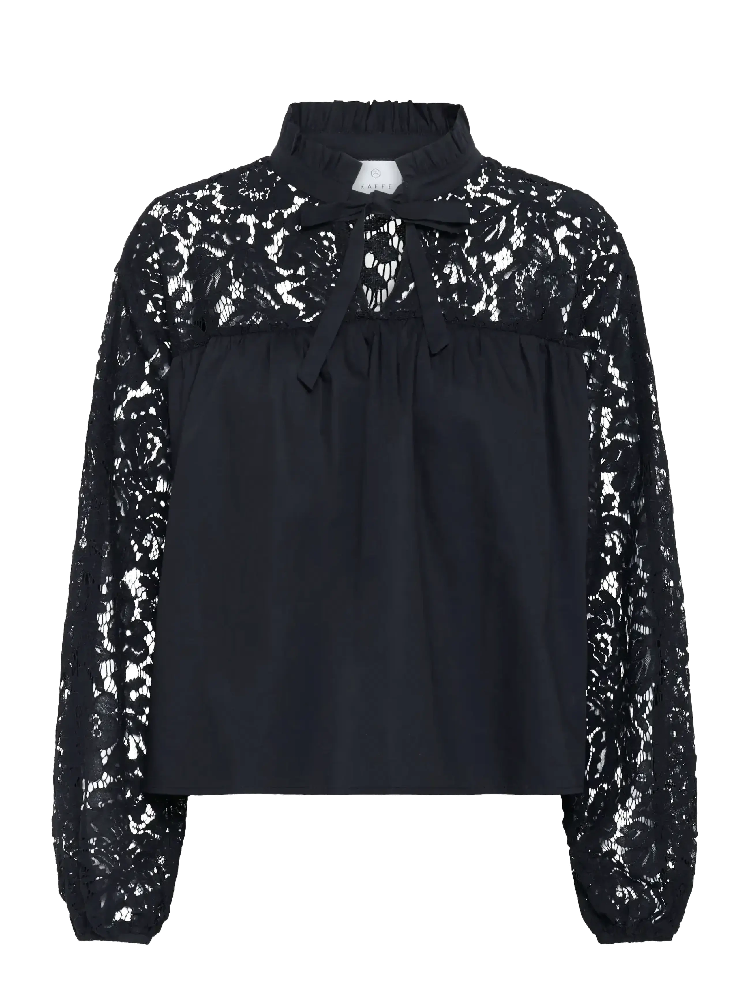 KAFFE Kacynthia Bluse Schwarz - 38 - Damen