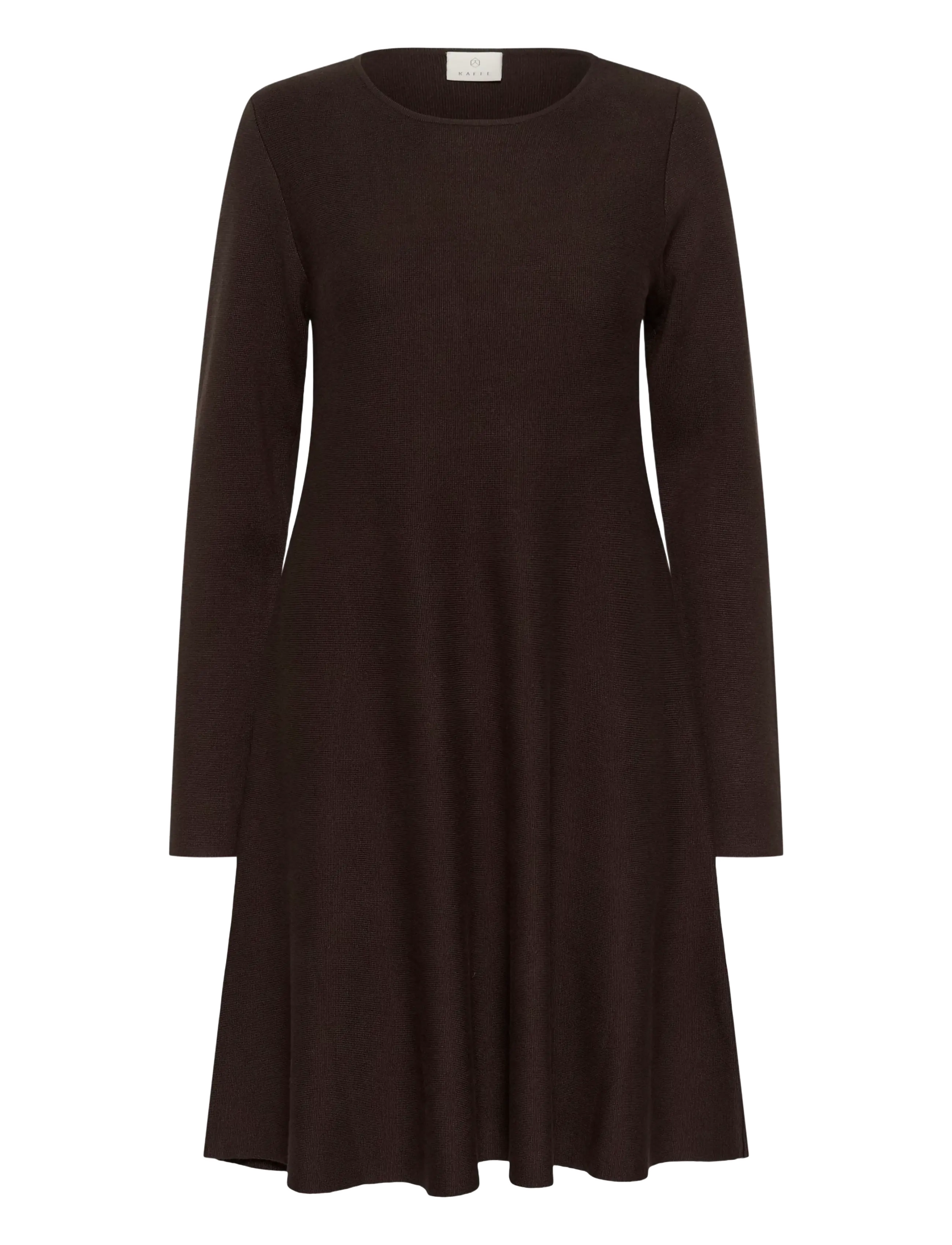 Kaffe KAmalina Knit Dress - Kaffe - BLACK COFFEE / brown