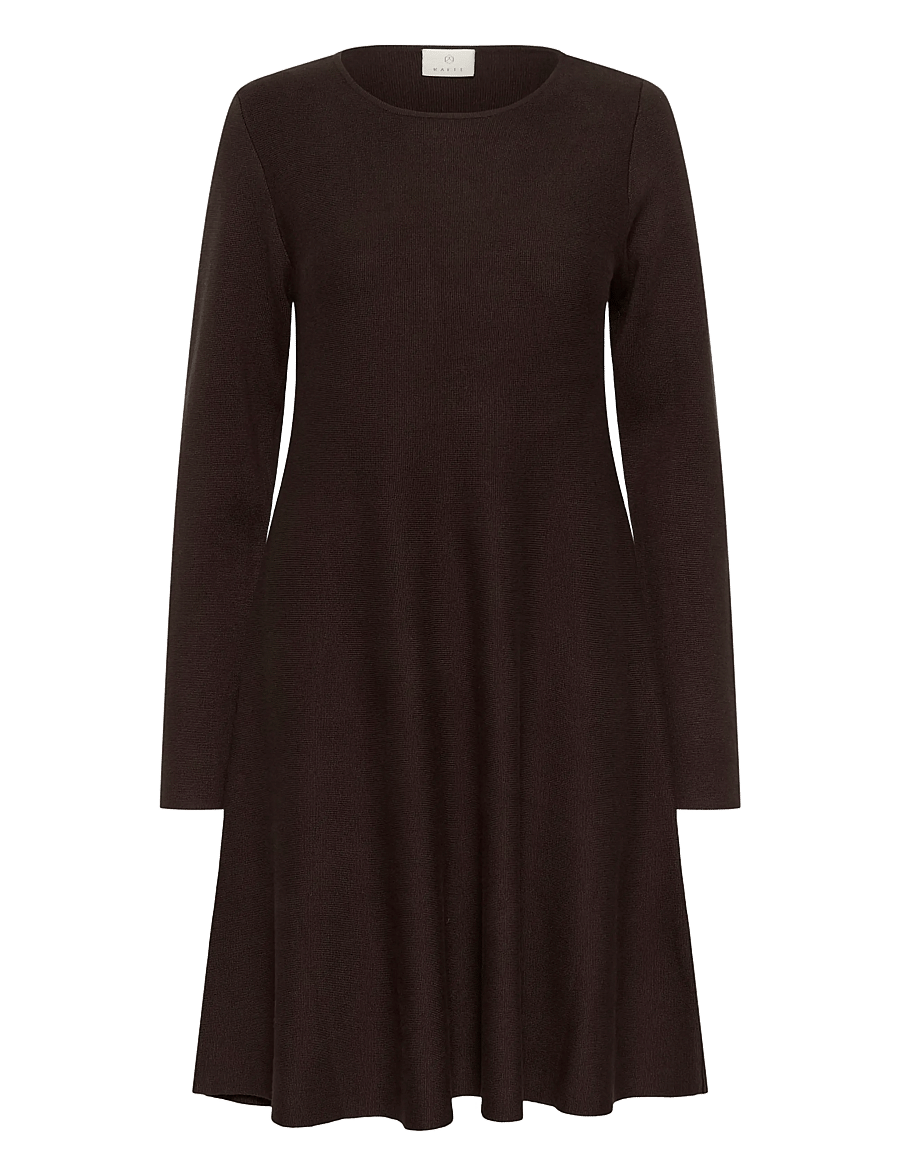 Kaffe - KAmalina Knit Dress - strickkleider - black coffee - 0