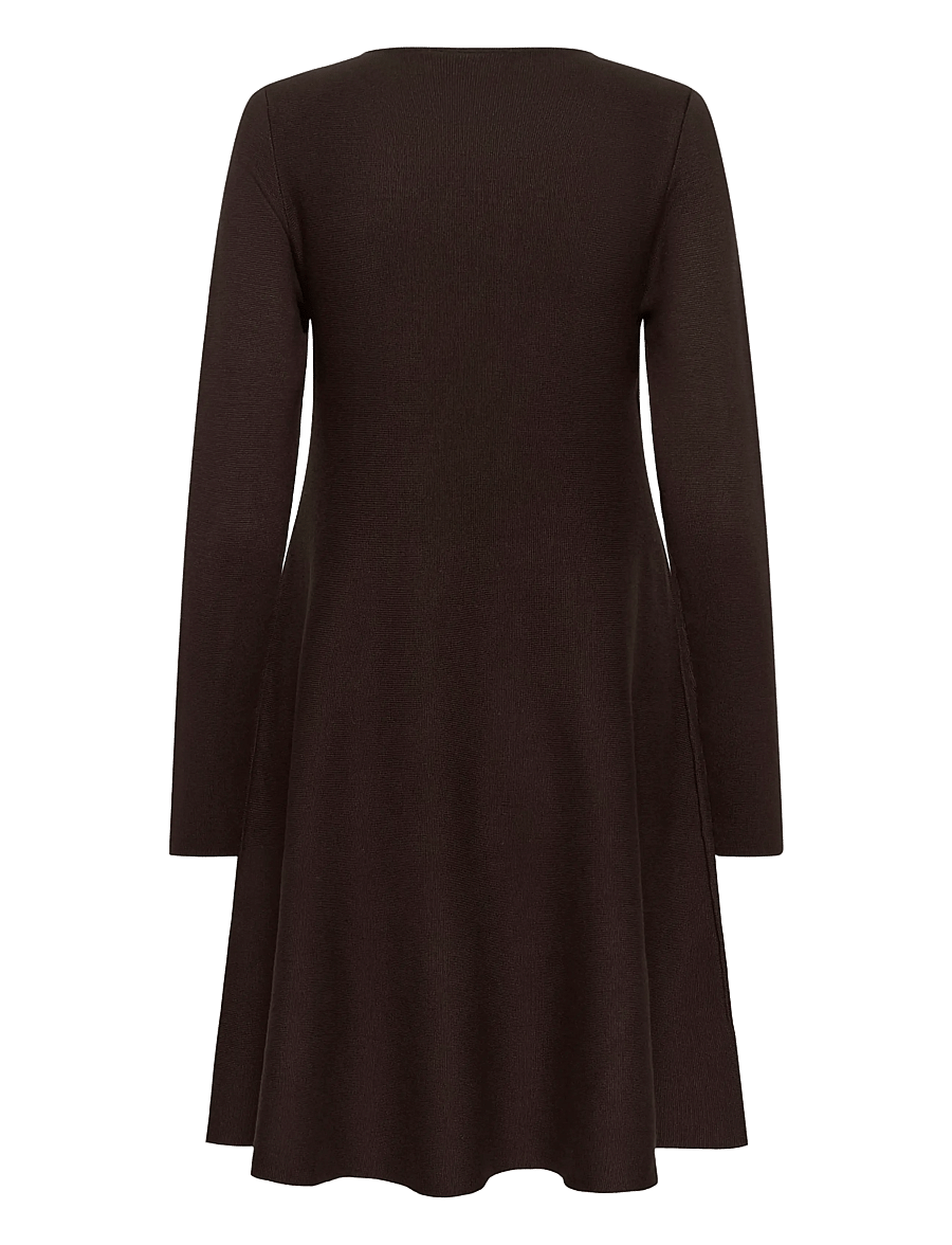 Kaffe - KAmalina Knit Dress - strickkleider - black coffee - 1