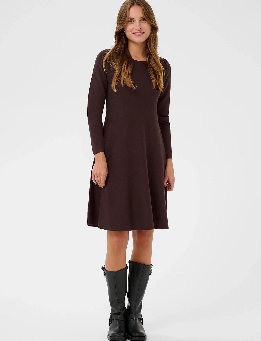 Kaffe - KAmalina Knit Dress - strickkleider - black coffee - 3