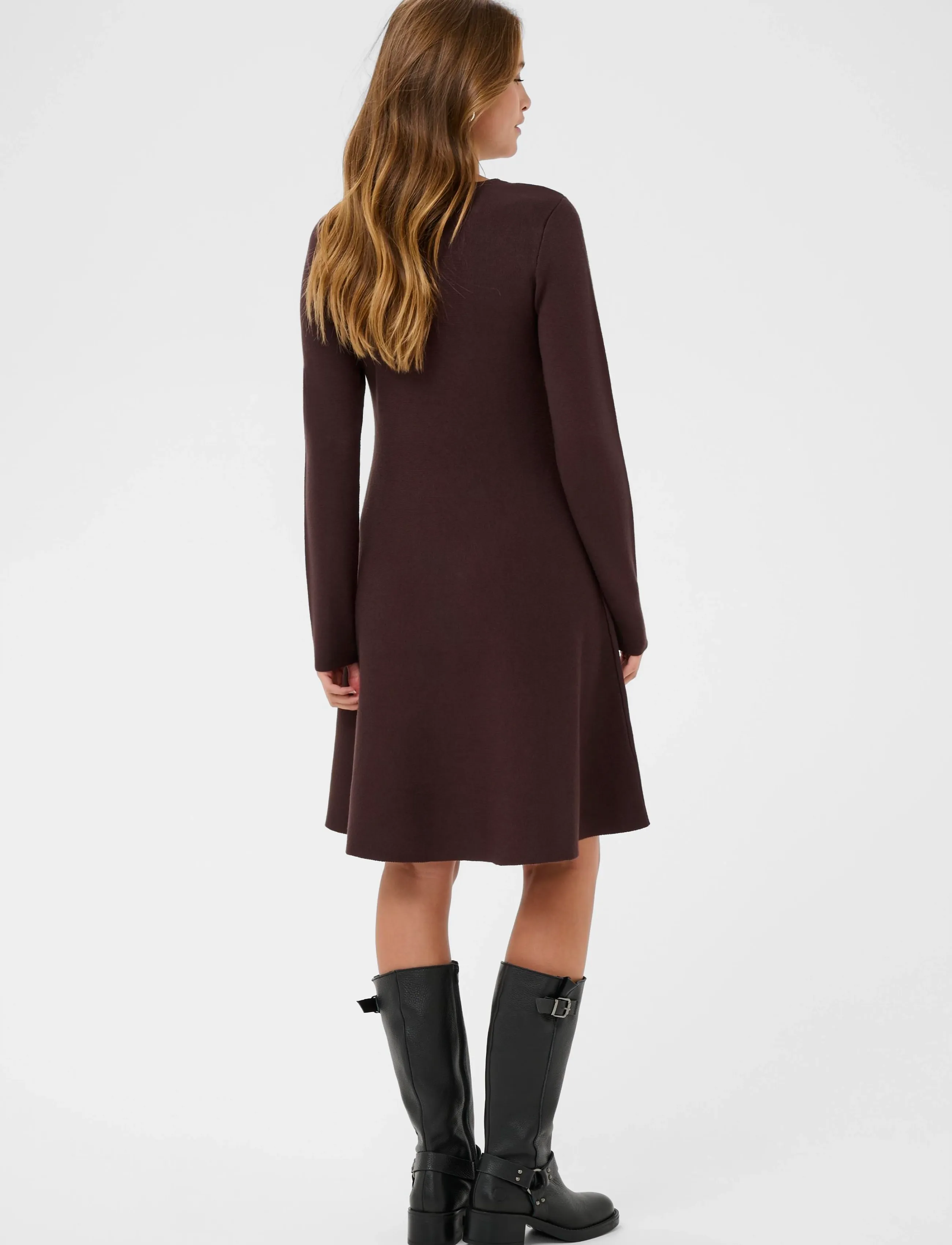 Kaffe - KAmalina Knit Dress - strickkleider - black coffee - 4