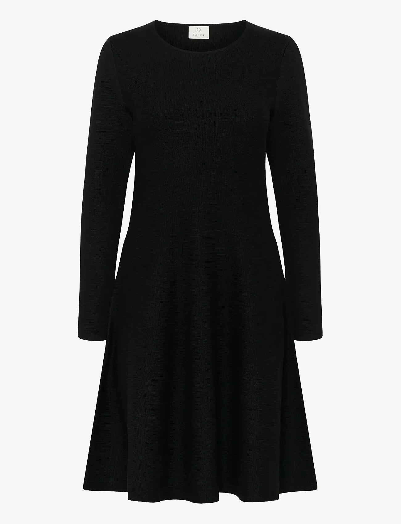Kaffe - KAmalina Knit Dress - strikkjoler - black deep - 1