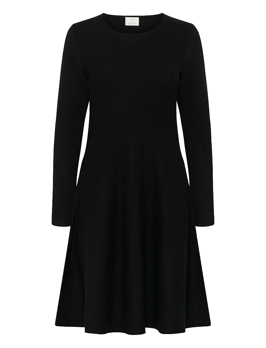 Kaffe - KAmalina Knit Dress - strickkleider - black deep - 1