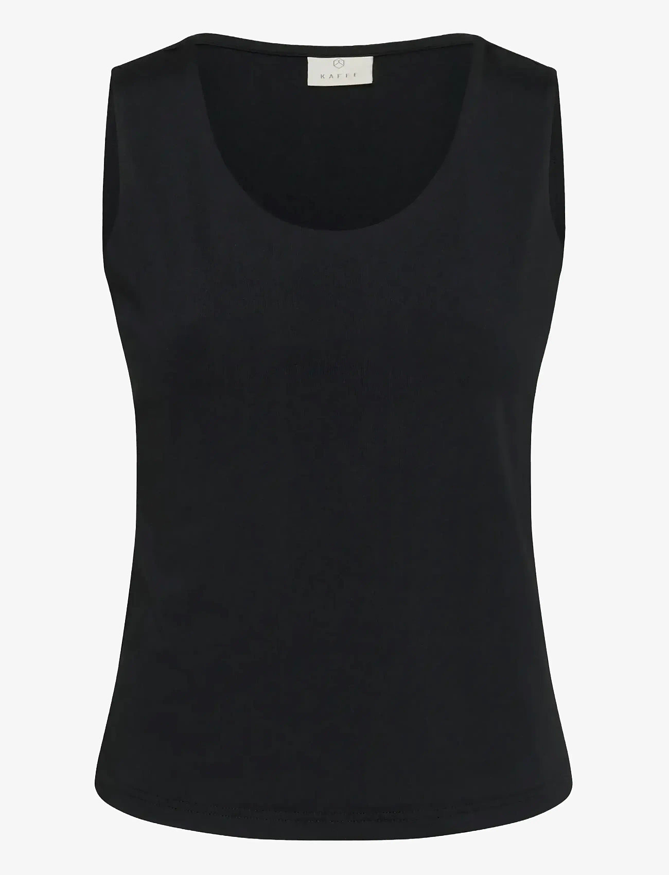 Kaffe - KAarina Jersey Top - laveste priser - black deep - 1