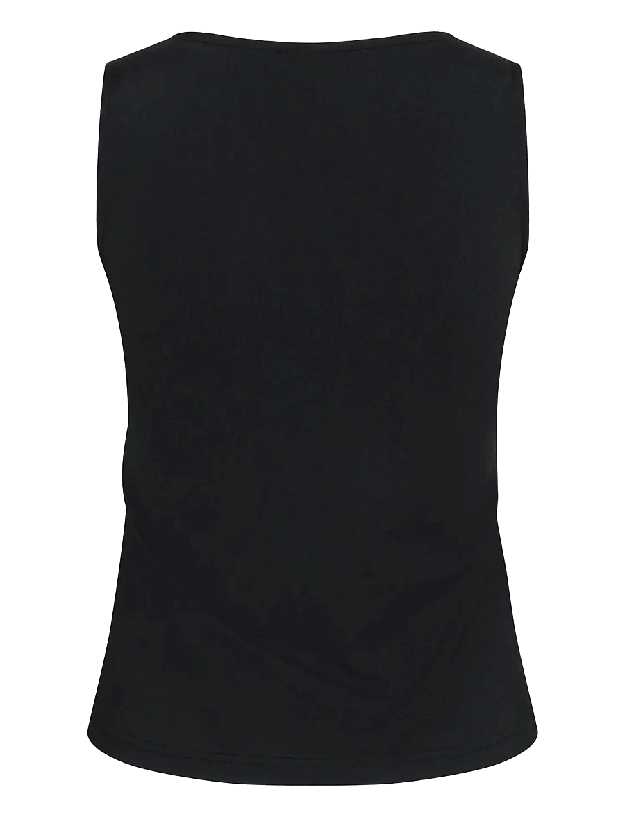 Kaffe - KAarina Jersey Top - Ärmellose tops - black deep - 2