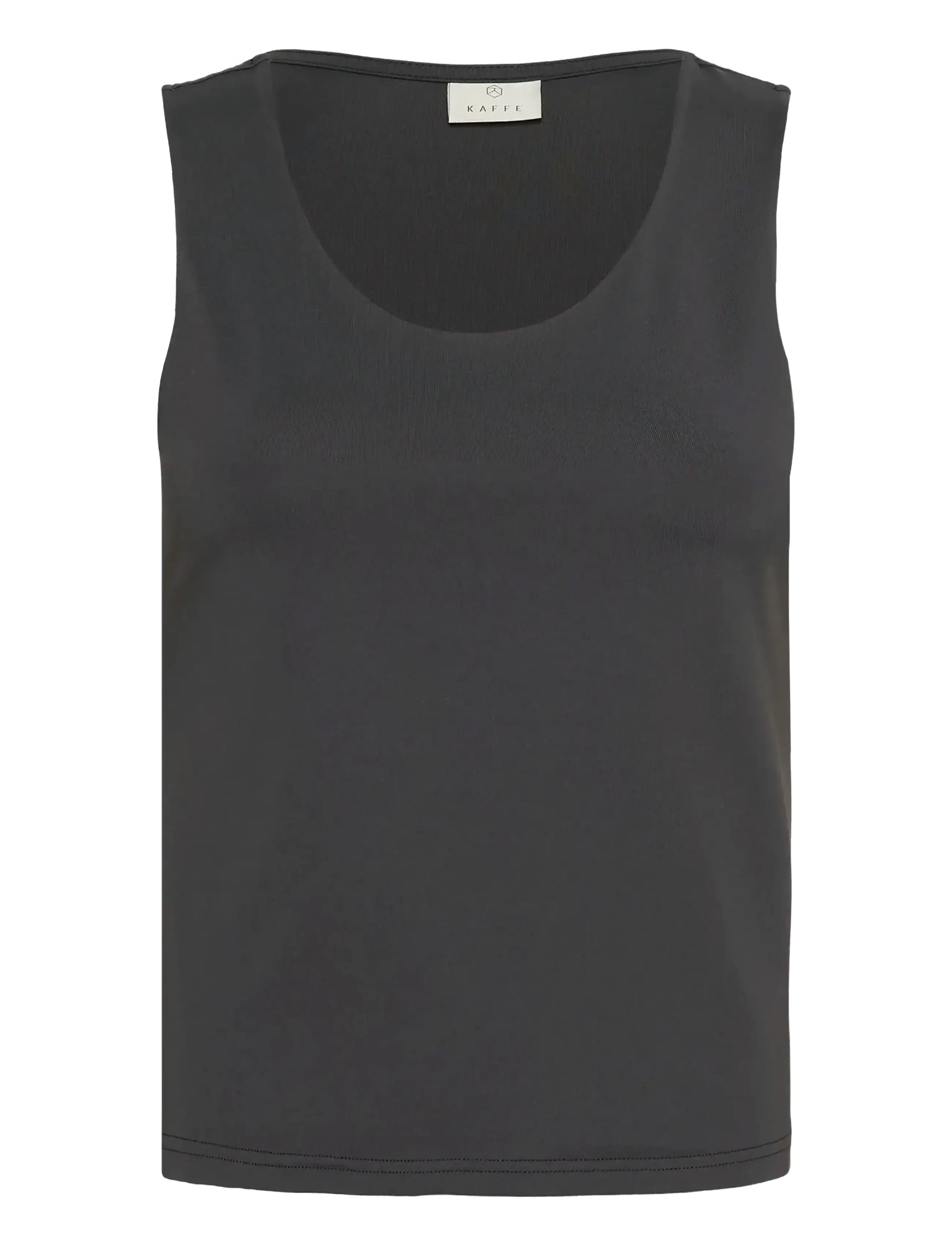 KAFFE Kaarina Jersey Oberteil Schwarz - XXL - Damen