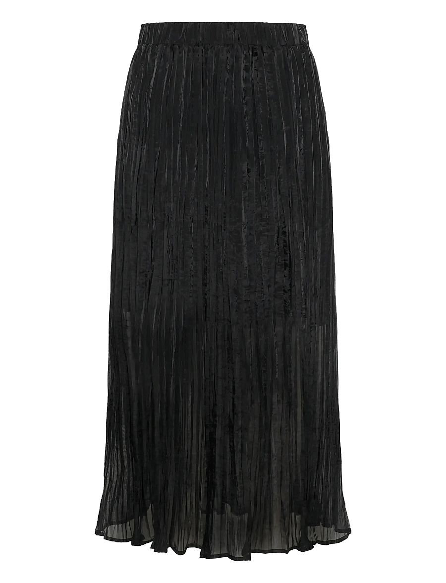 Kaffe - KApery Skirt - plisserade kjolar - black deep - 2