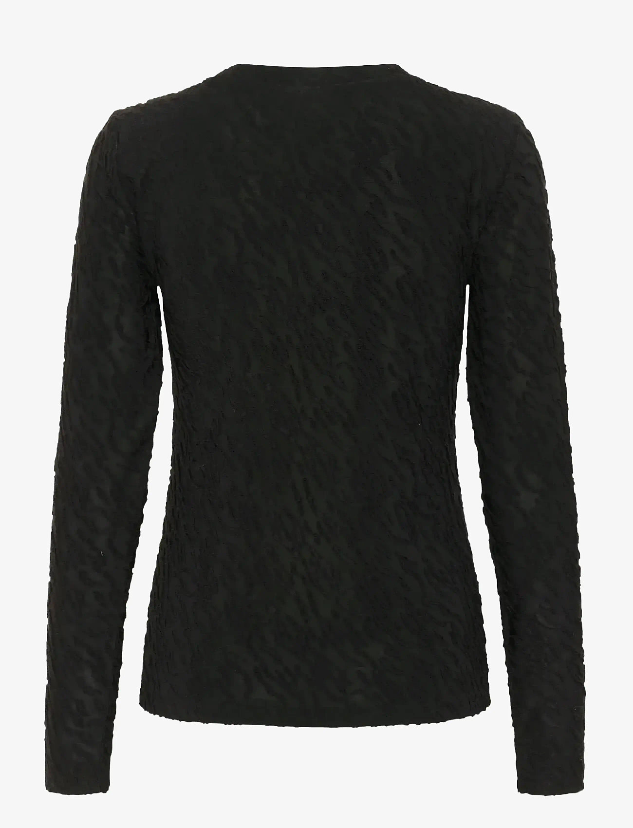 Kaffe - KAzeverina T-Shirt - langærmede toppe - black deep - 2