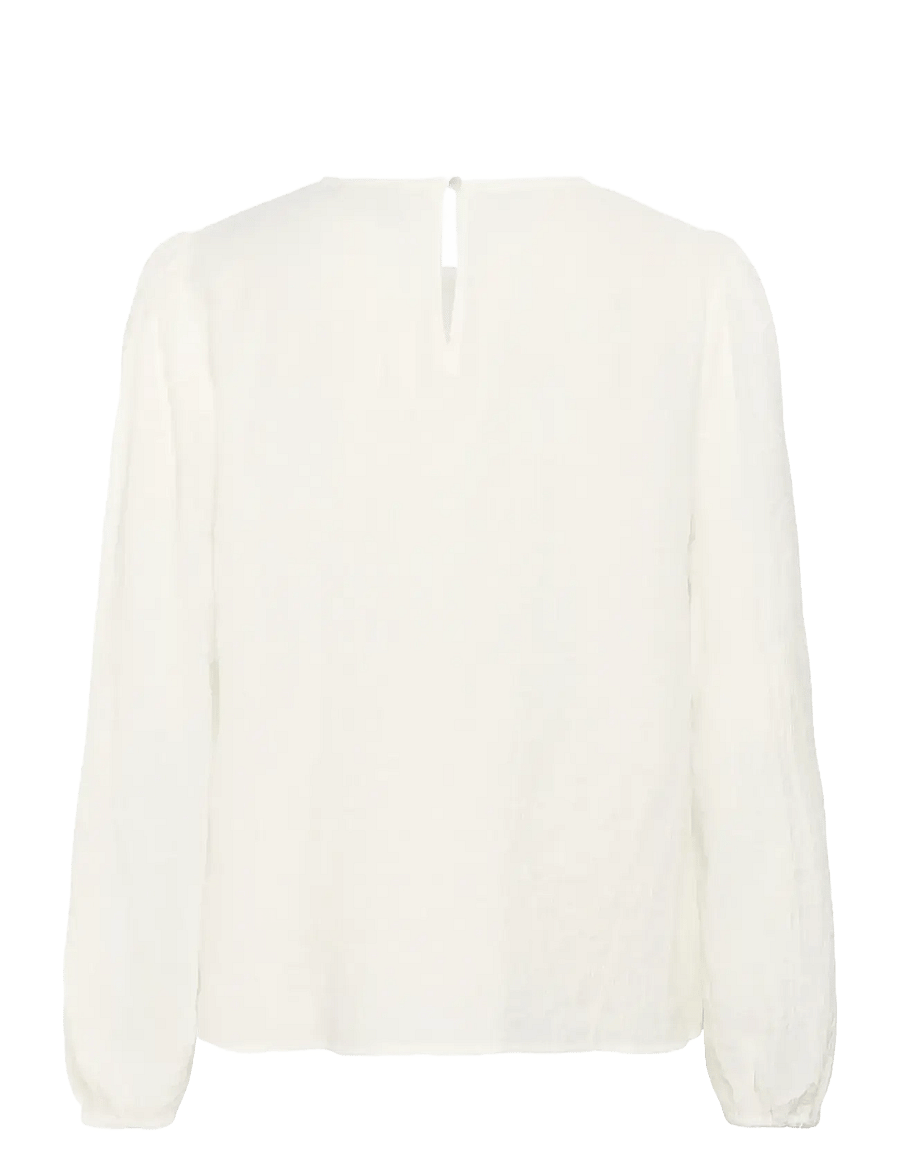 Kaffe - KAvivy Blouse - long sleeved blouses - chalk - 2