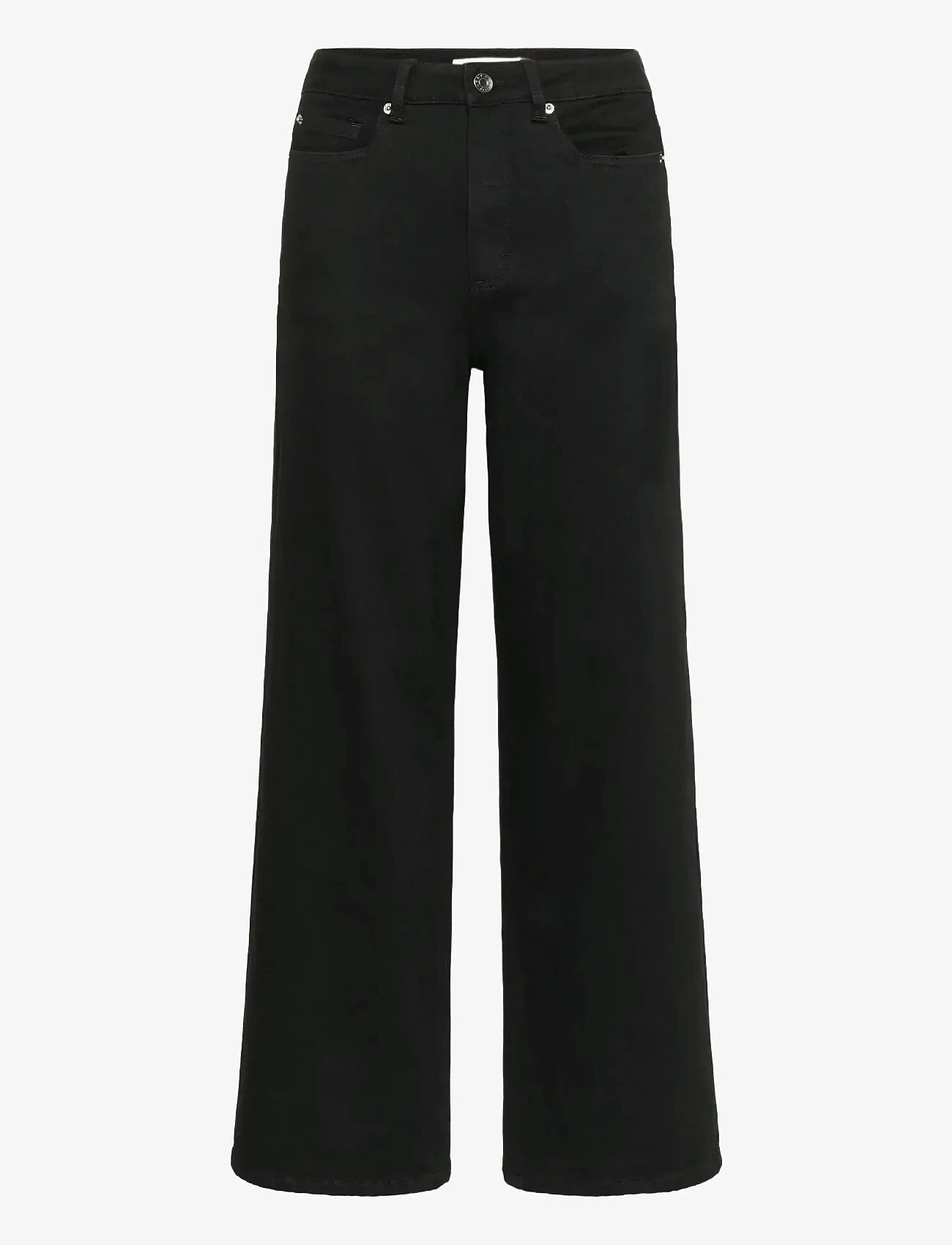 Kaffe - KAmeadow HW Reg Fit Jeans - straight jeans - black deep - 1