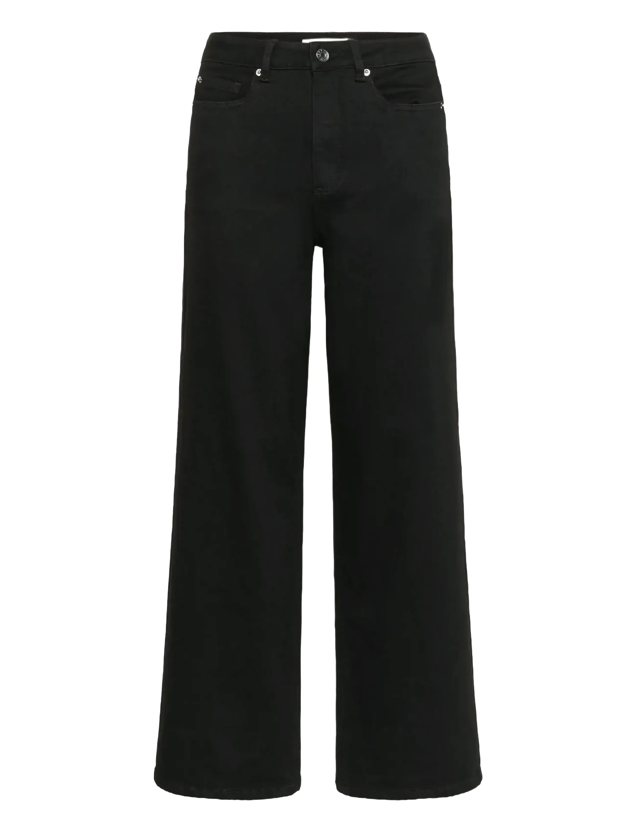 Kaffe KAmeadow HW Reg Fit Jeans - Jeansmode - BLACK DEEP / black