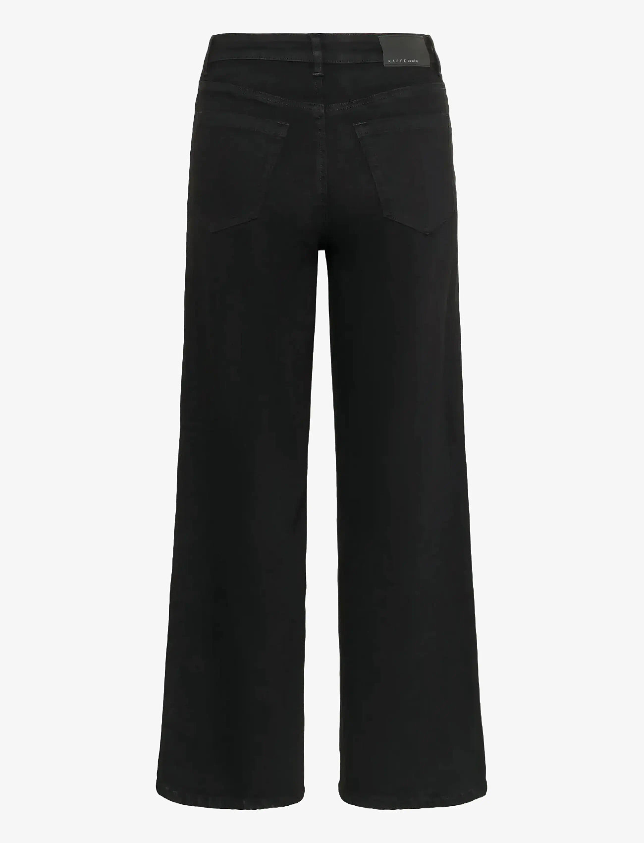 Kaffe - KAmeadow HW Reg Fit Jeans - straight jeans - black deep - 2