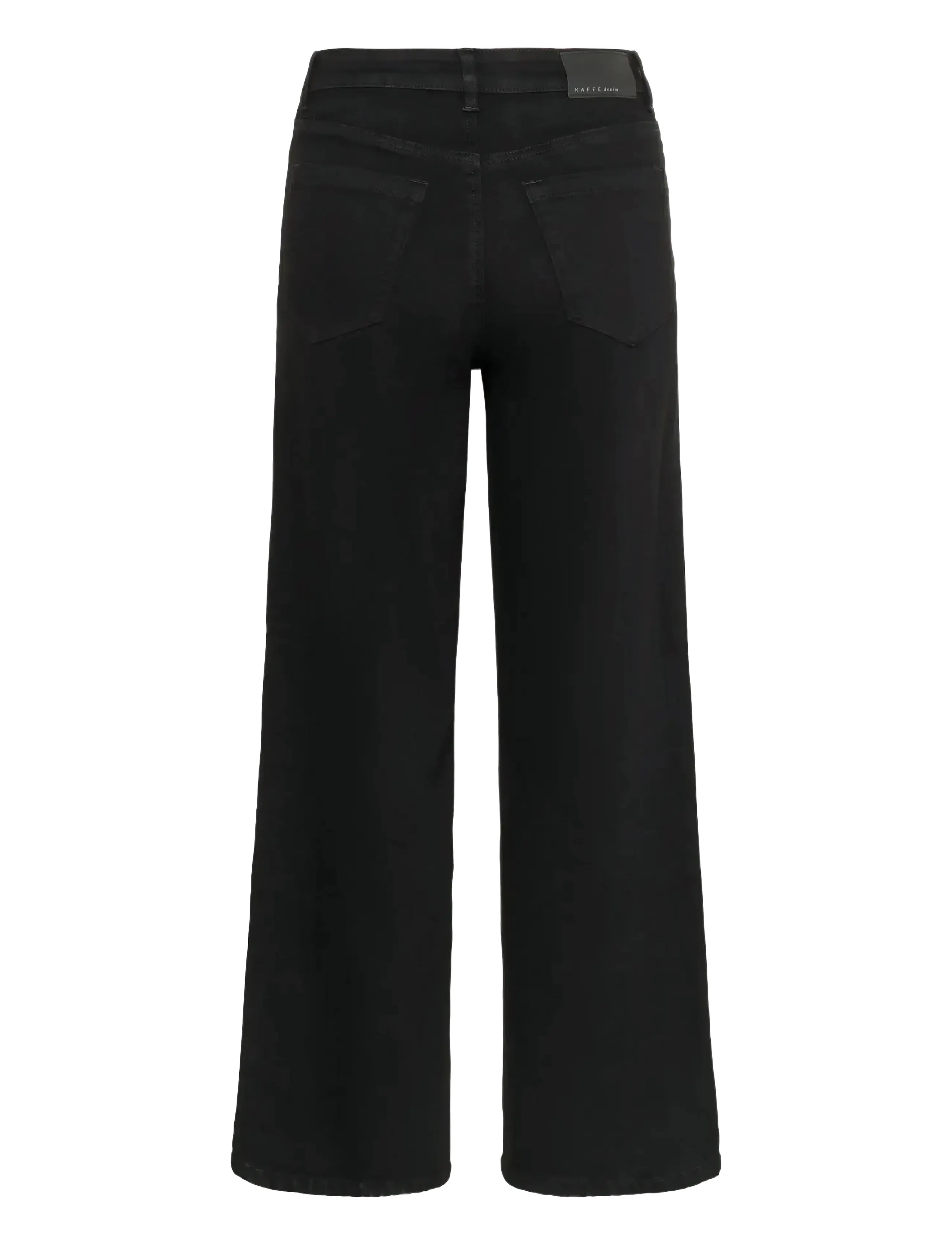 Kaffe - KAmeadow HW Reg Fit Jeans - proste dżinsy - black deep - 2