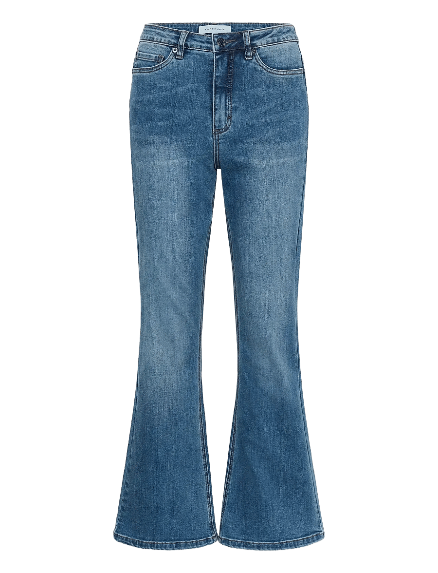 Kaffe - KAforest HW 1Slim Fit Jeans - dzwony dżinsy - medium blue denim - 1