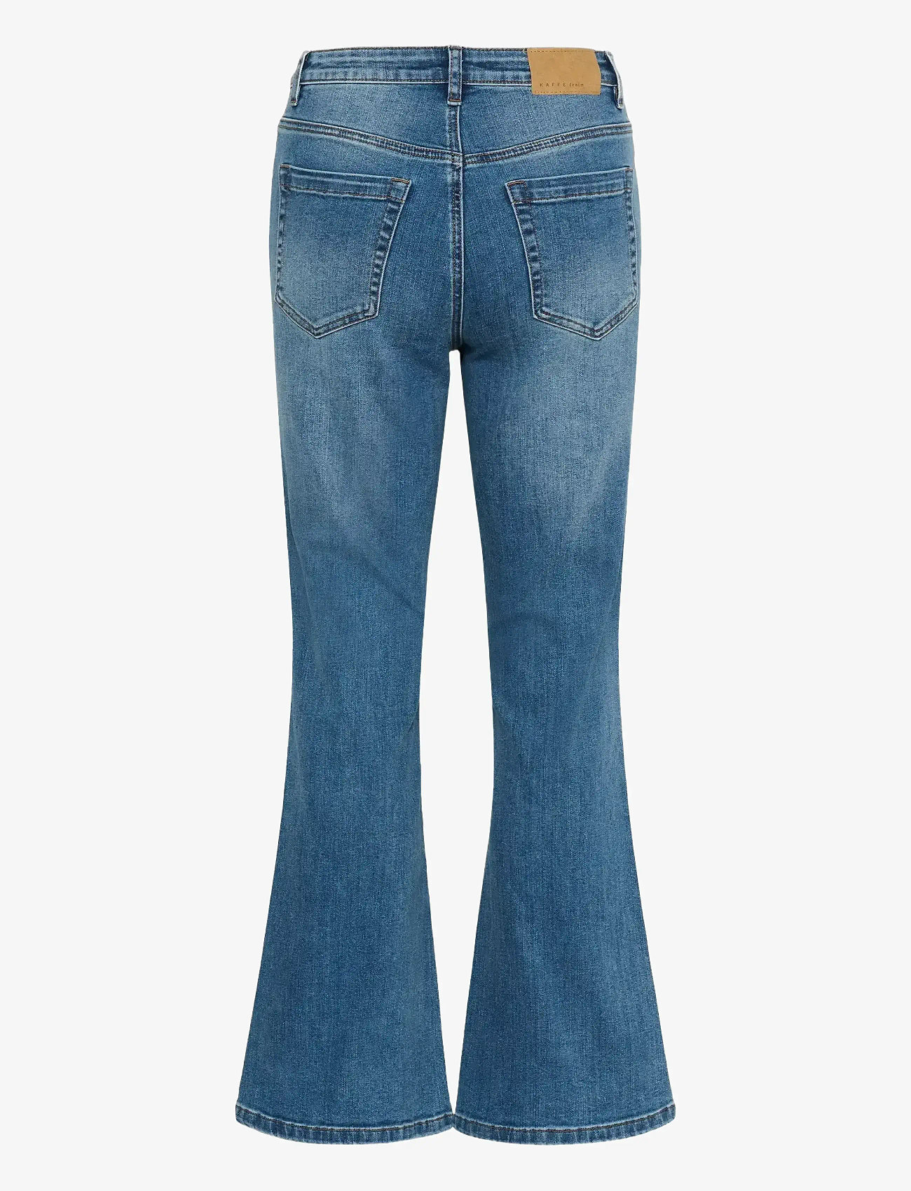 Kaffe - KAforest HW 1Slim Fit Jeans - alt eriti laia säärega teksad - medium blue denim - 2