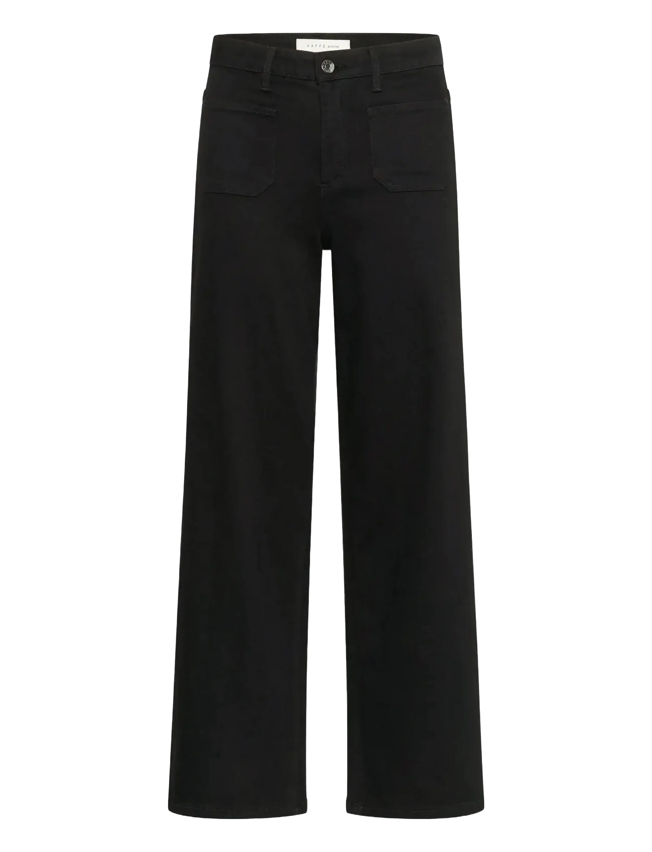 Kaffe KAbrook HW Reg Fit Jeans - Jeansmode - BLACK DEEP / black